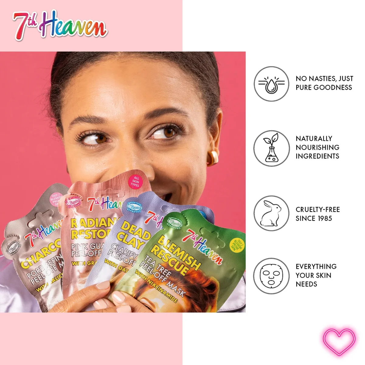 7th Heaven Brightening Boost Passion with Vitamin C Peel Off Mask 50ml - Image 7