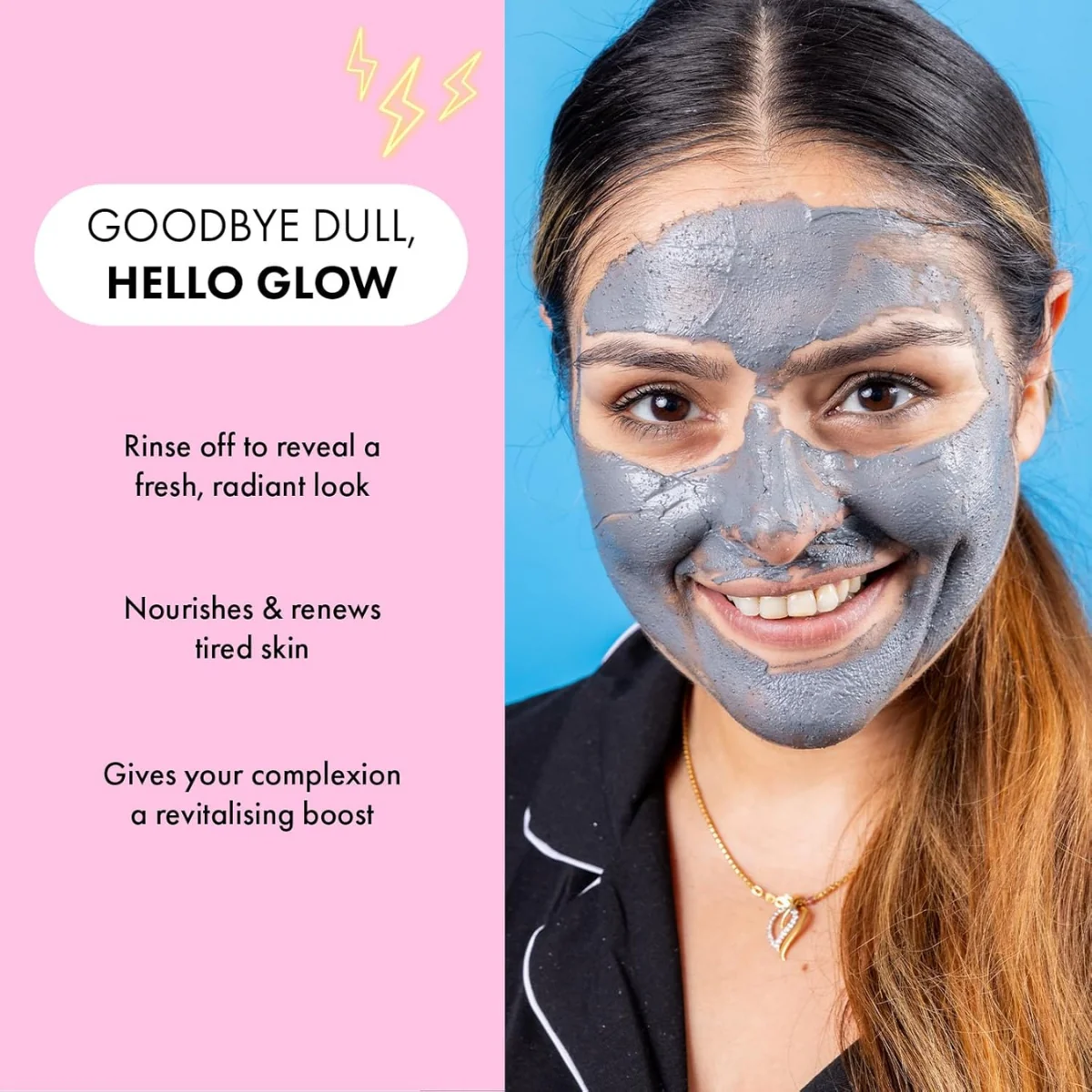 7th Heaven Charcoal Exfoliating with Glycolic Acid Mud Mask 50g - Image 3