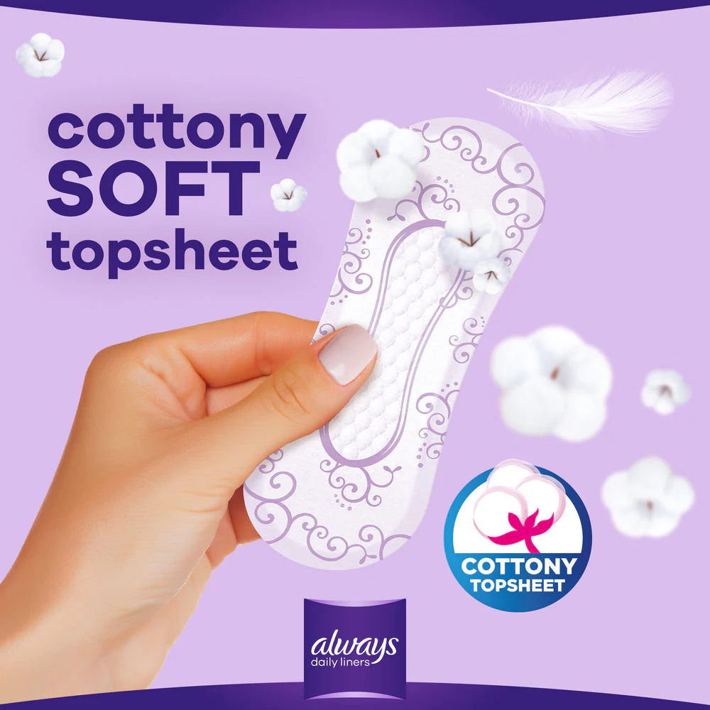 Always Liner Comfort Protect Fresh Scent 80 Count - Image 4