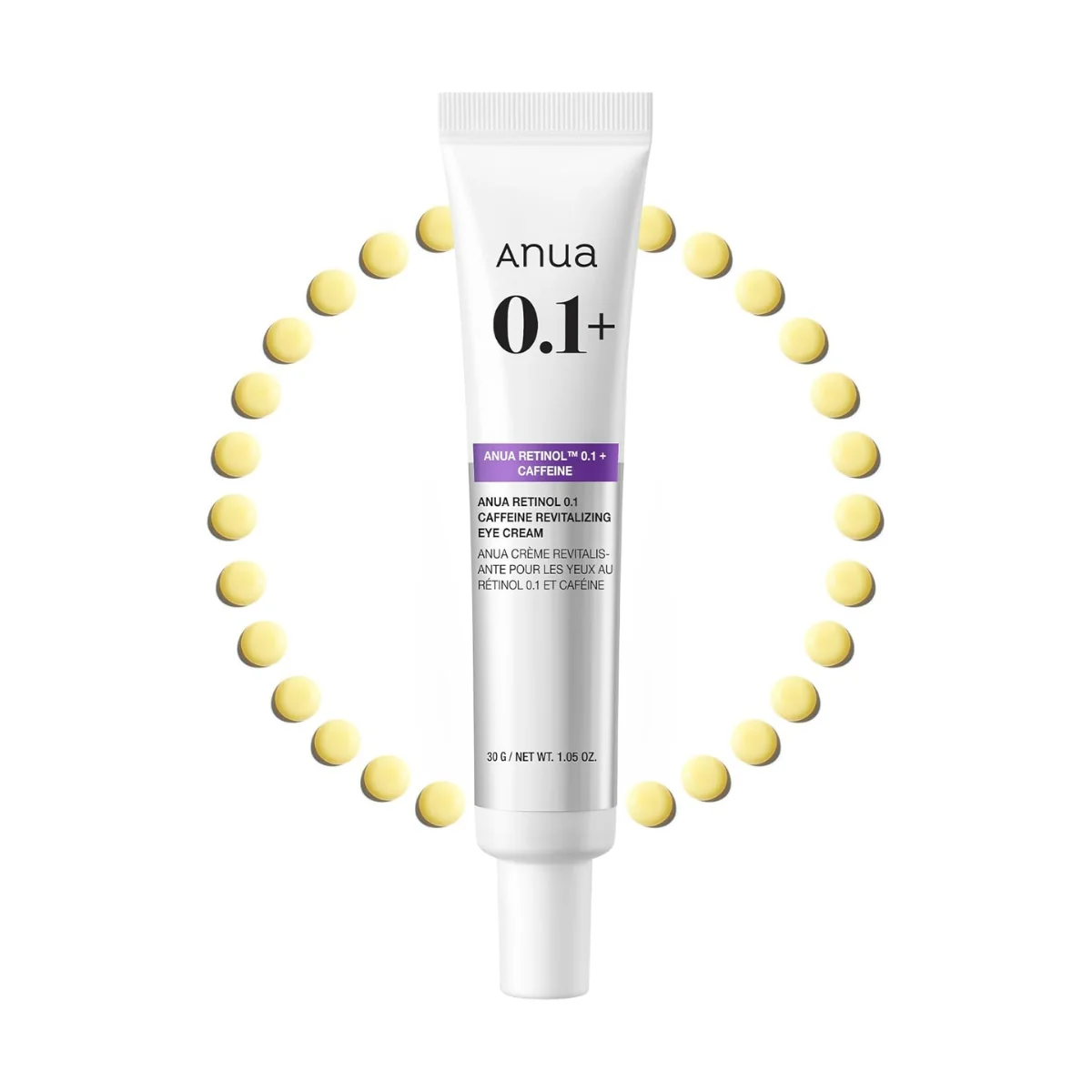 Anua Retinol 0.1 Caffeine Revitalizing Eye Cream 30g - Image 2