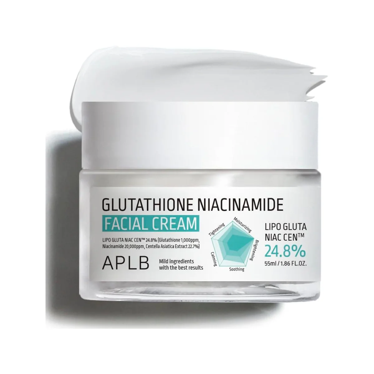 APLB Glutathione Niacinamide Facial Cream 55ml - Image 2