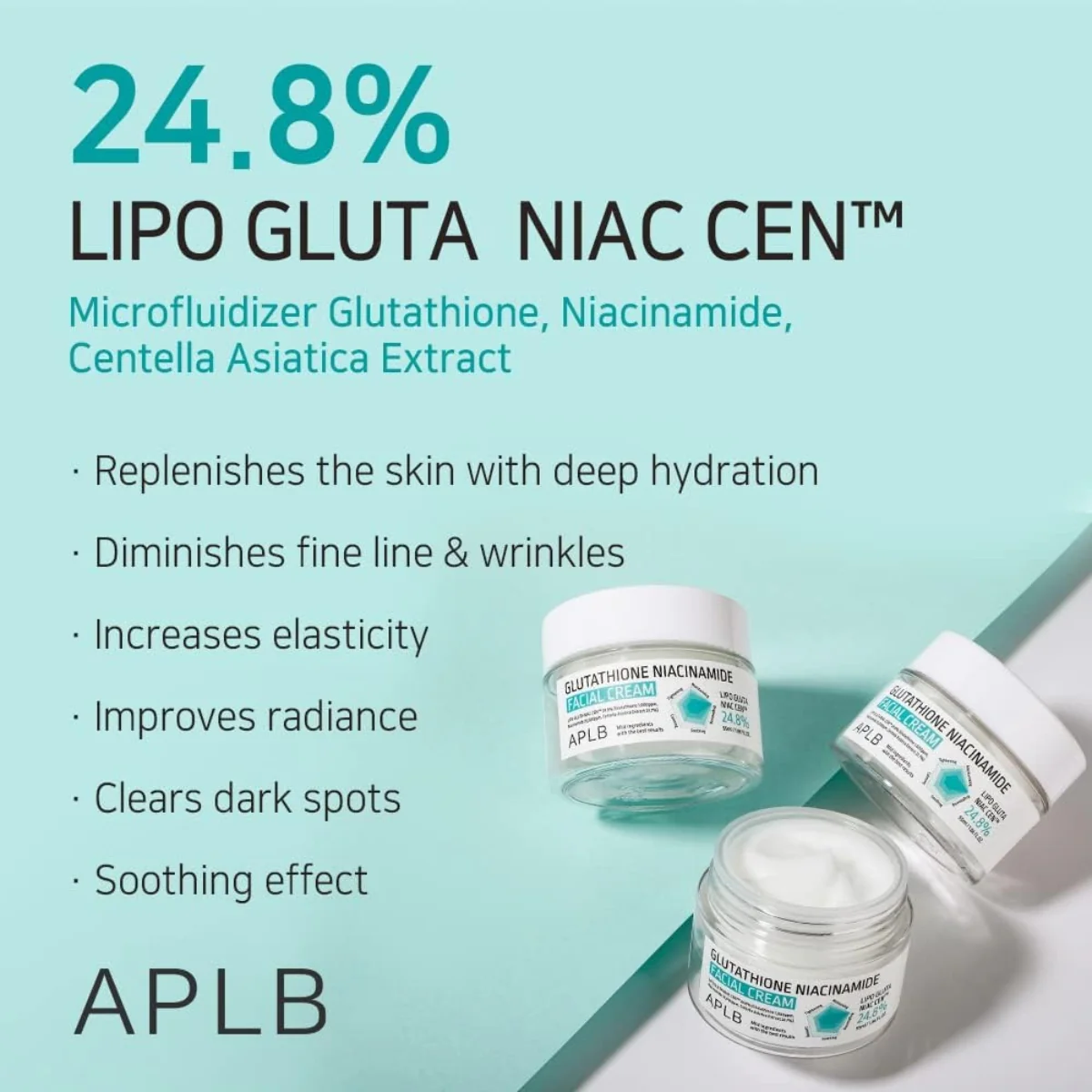 APLB Glutathione Niacinamide Facial Cream 55ml - Image 5