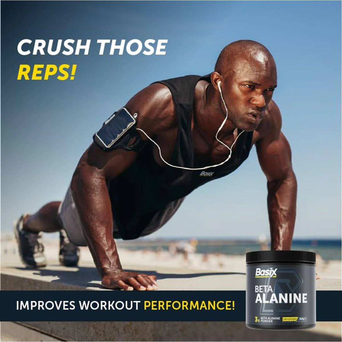Basix Beta Alanine Powder Unflavoured 310g - Image 5