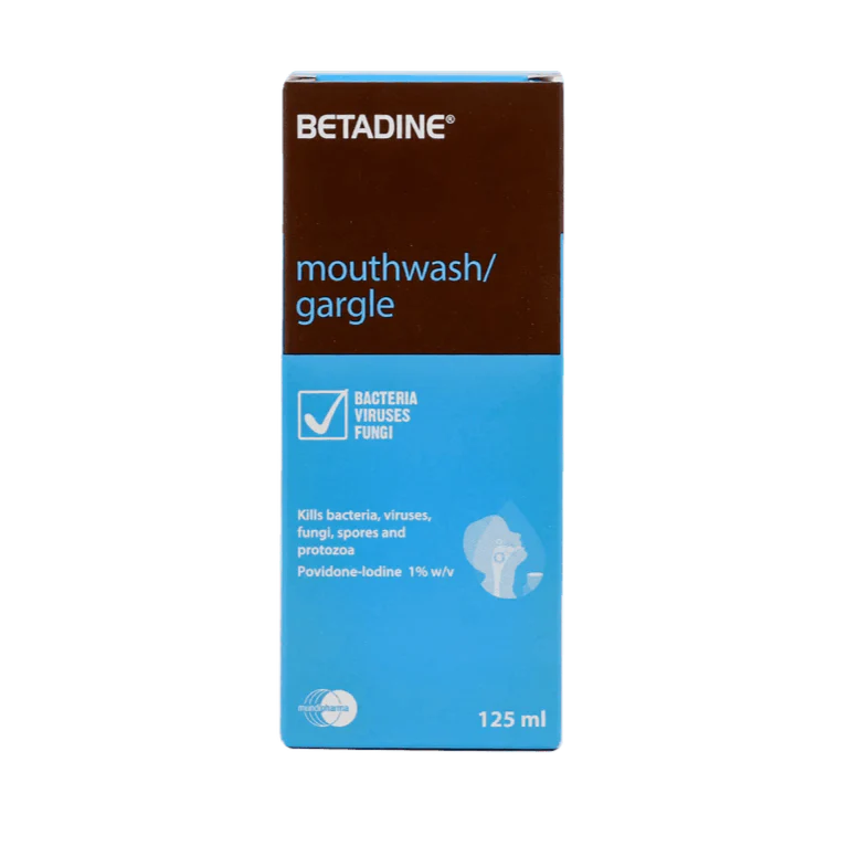 Betadine Gargle & Mouthwash 125ml - Image 3