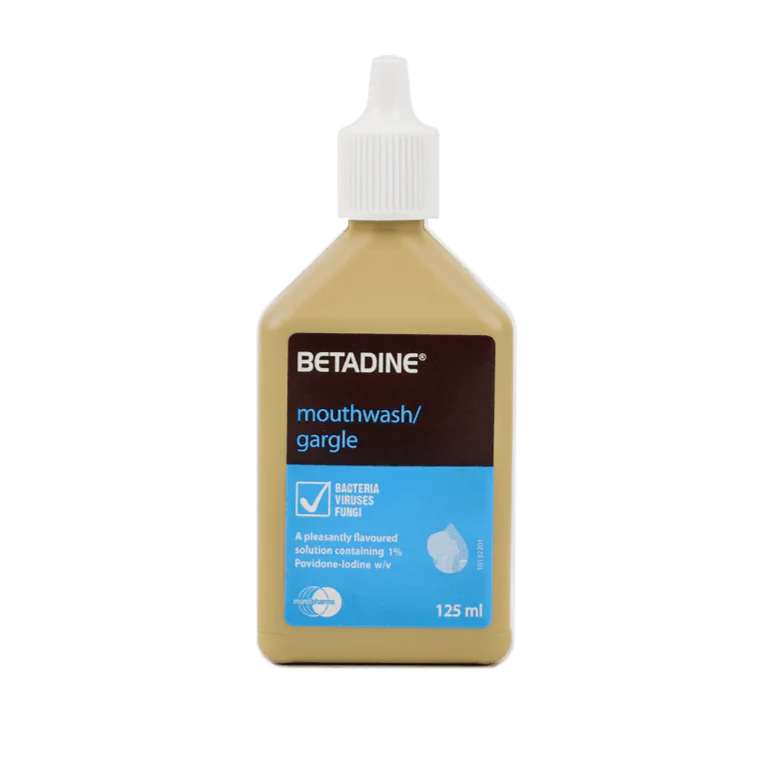 Betadine Gargle & Mouthwash 125ml - Image 4