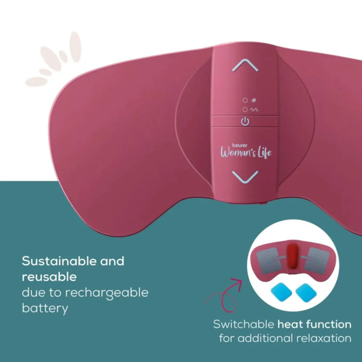 Beurer Women's Life Menstrual Relax Tens Pad EM 50 - Image 4