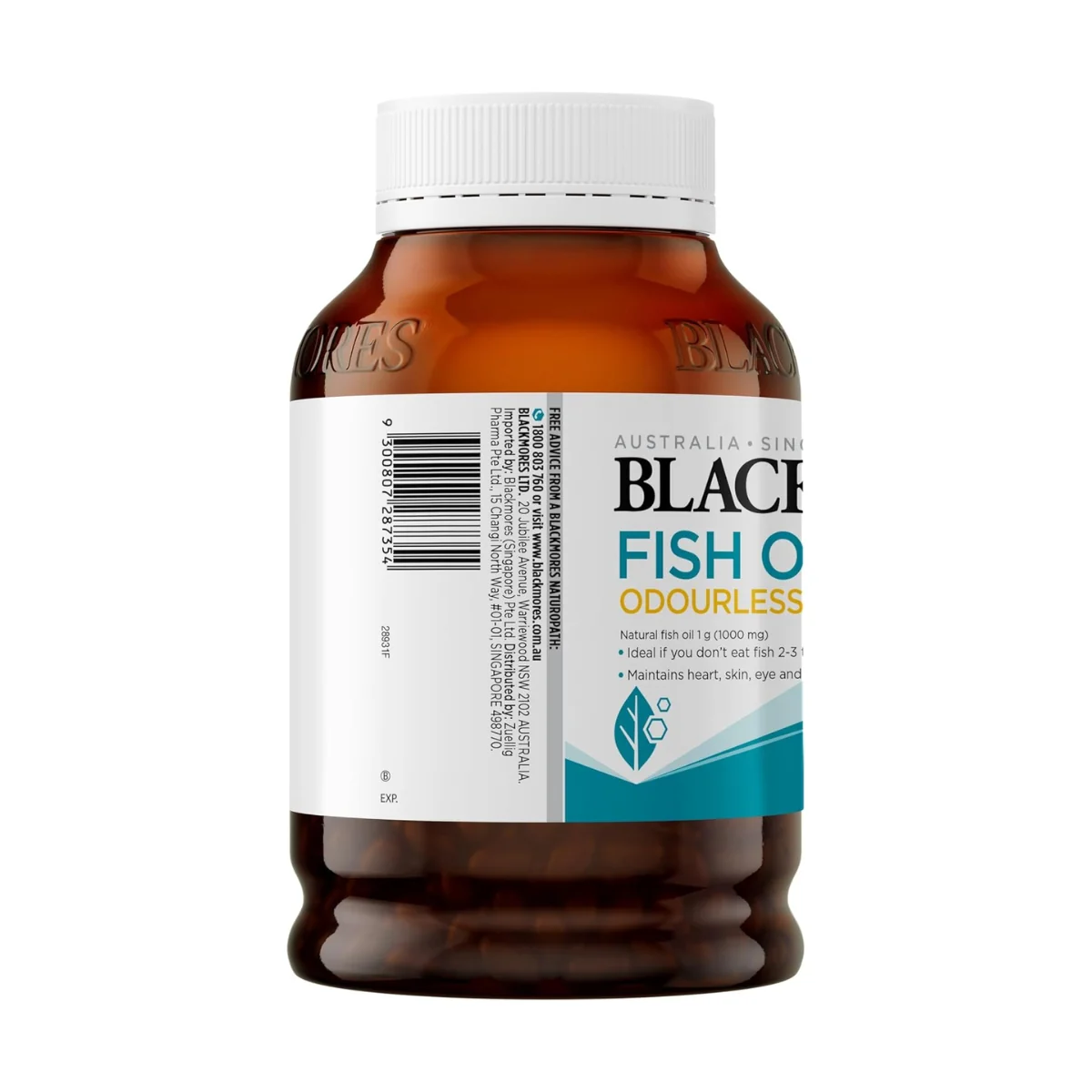 Blackmores Odourless Fish Oil 1,000mg 400 Capsules - Image 2