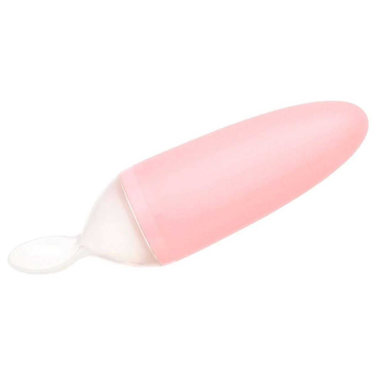 Boon Squirt Silicone Baby Food Dispensing Spoon Light Pink