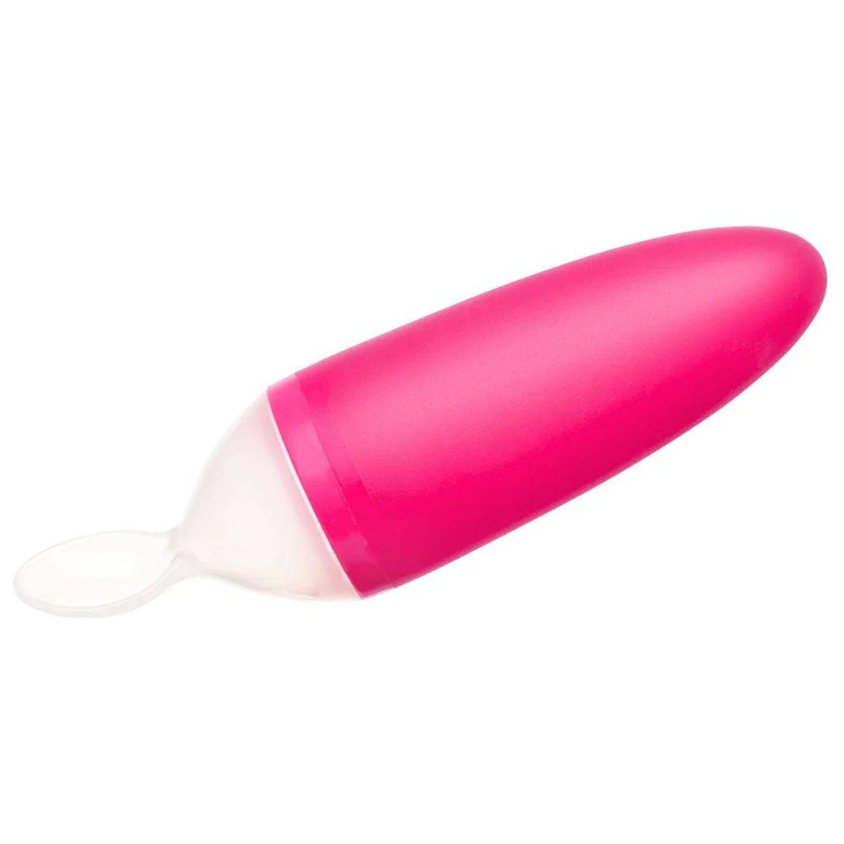 Boon Squirt Silicone Baby Food Dispensing Spoon Pink - Image 2