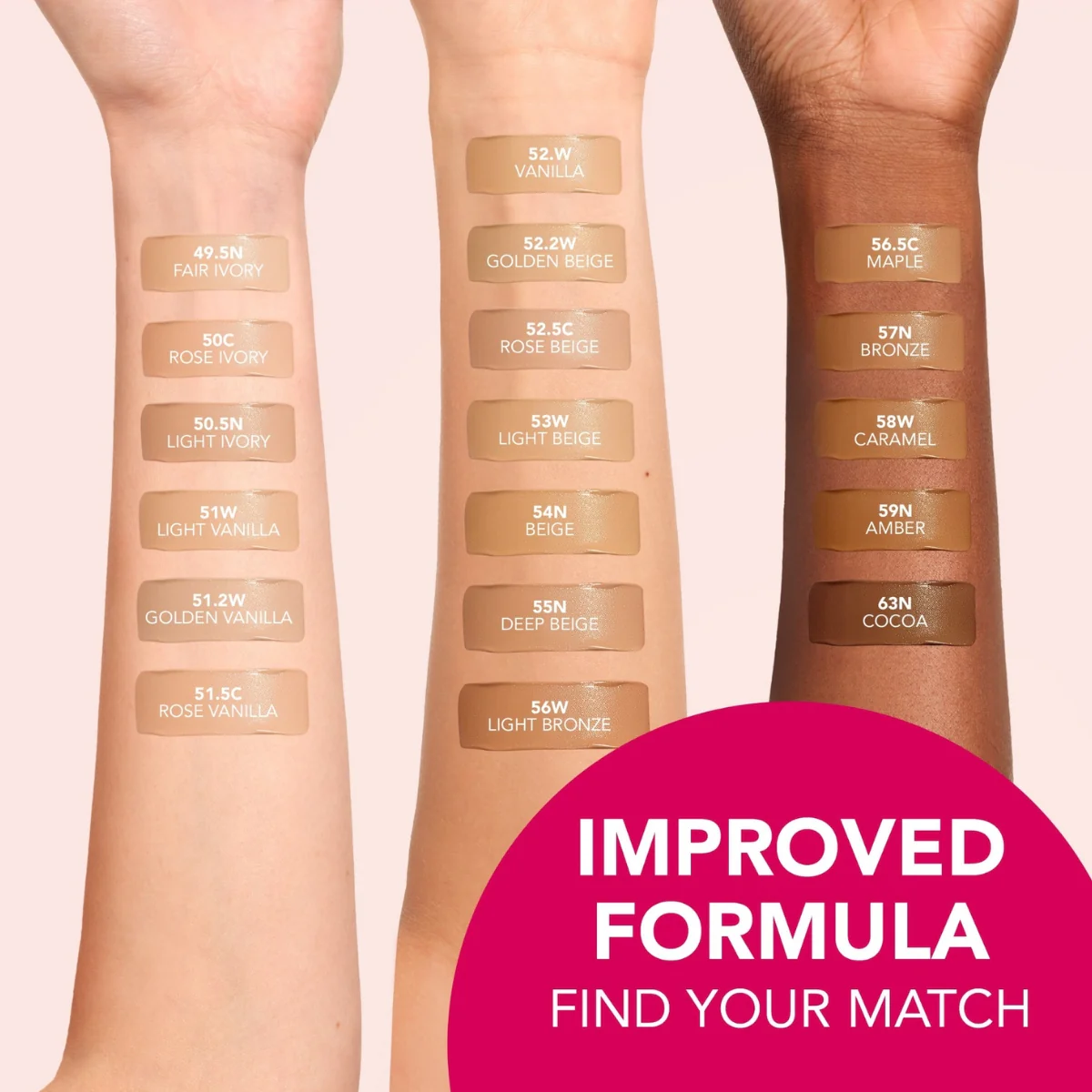 Bourjois Healthy Mix Liquid Foundation 52.2W Golden Beige 30ml - Image 6