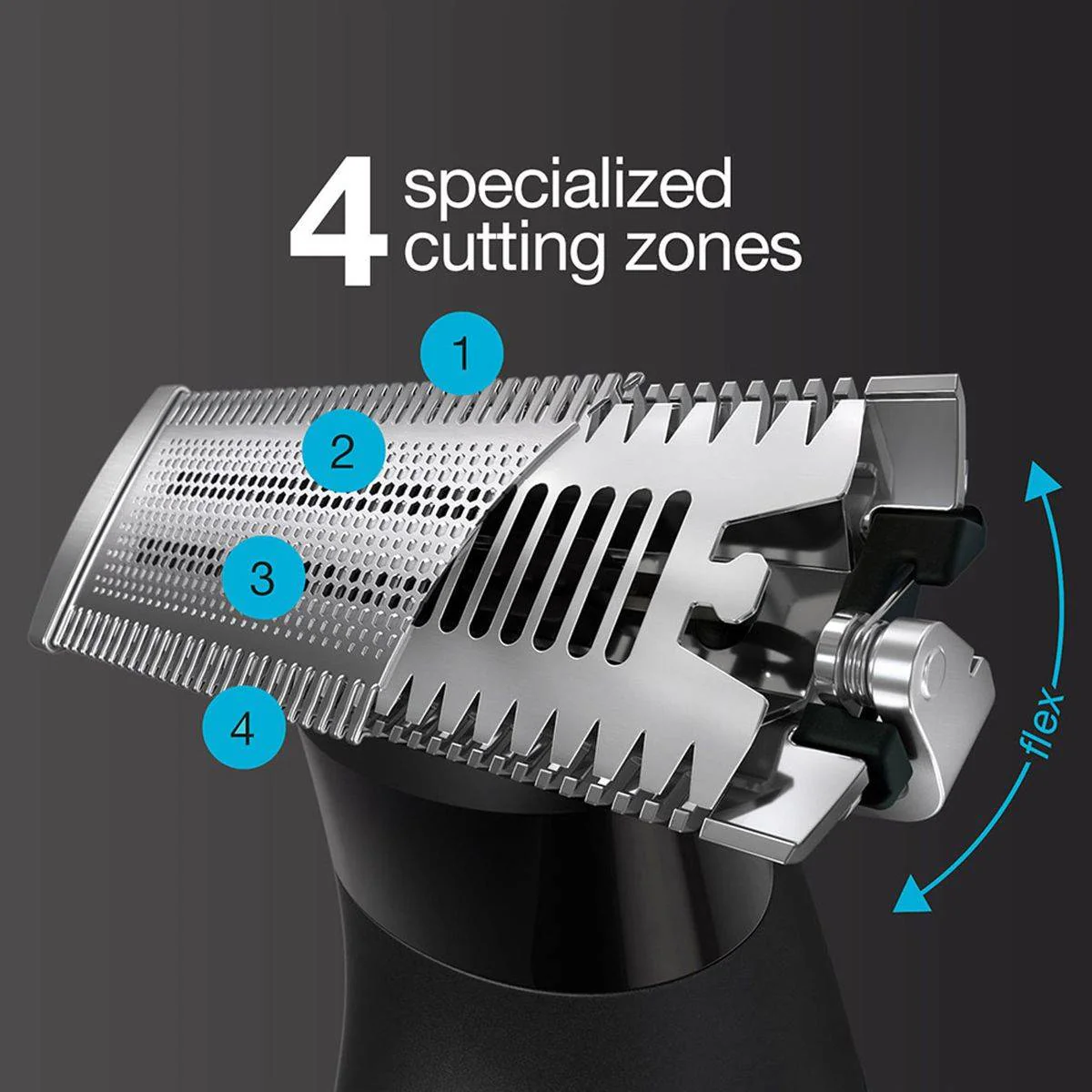 Braun Beard Trimmer Electric Series X All in 1 Black/Silver XT5200 - Image 5