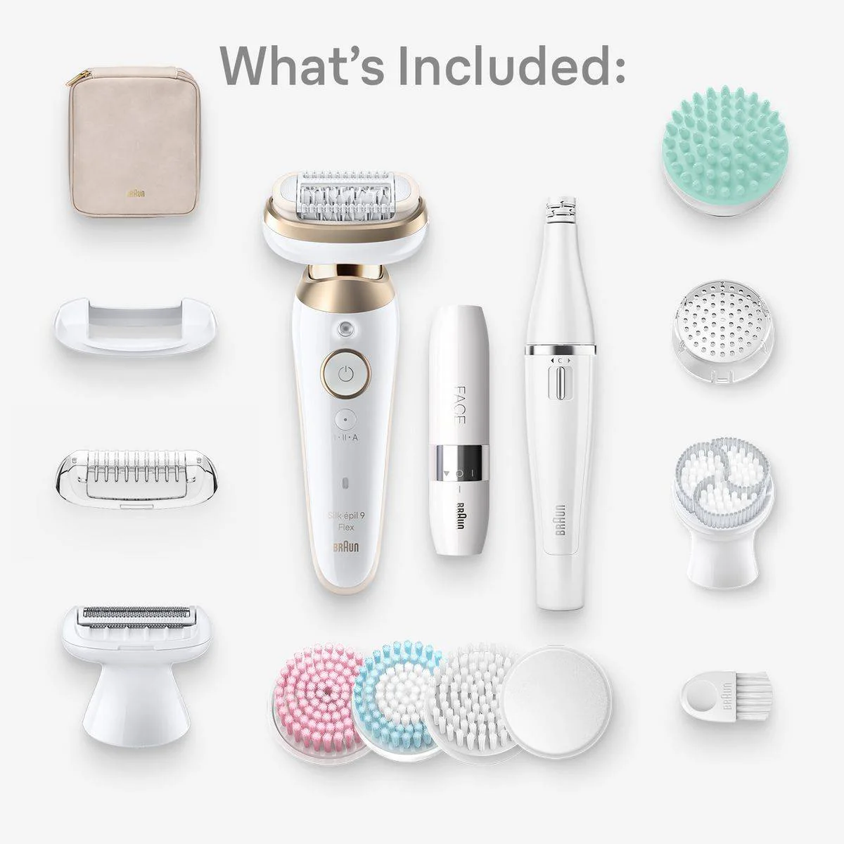Braun EpilatorĀ Silk Epil 9 SkinSpa Flex Wet & Dry Face Spa 96813D - Image 11