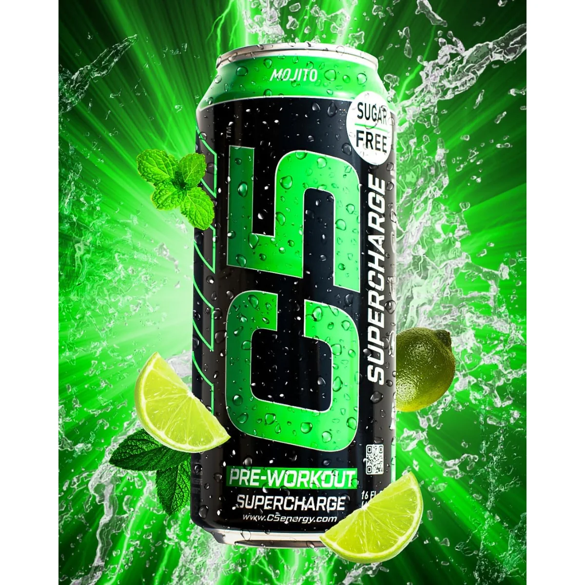 C5 Pre Workout Ready to Drink Supercharge Mojito 473ml - Image 2