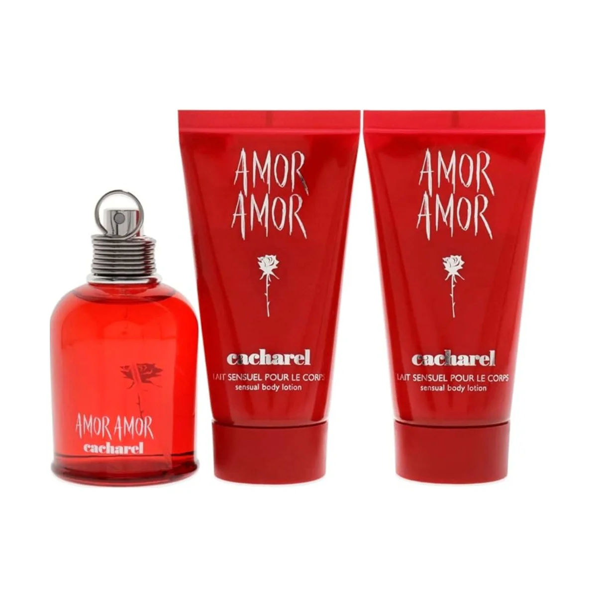 Cacharel Amor Amor Eau de Toilette 50ml + Body Lotion 50ml x 2 Gift Set