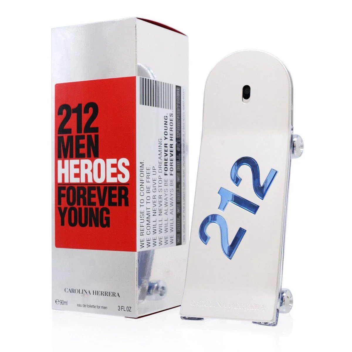 Carolina Herrera 212 Heroes Forever Young For Men Eau de Toilette 90ml