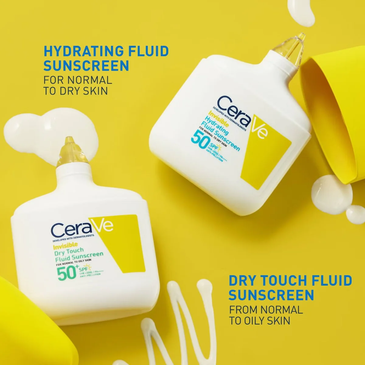 CeraVe Invisible Hydrating Fluid Sunscreen SPF50 50ml - Image 2