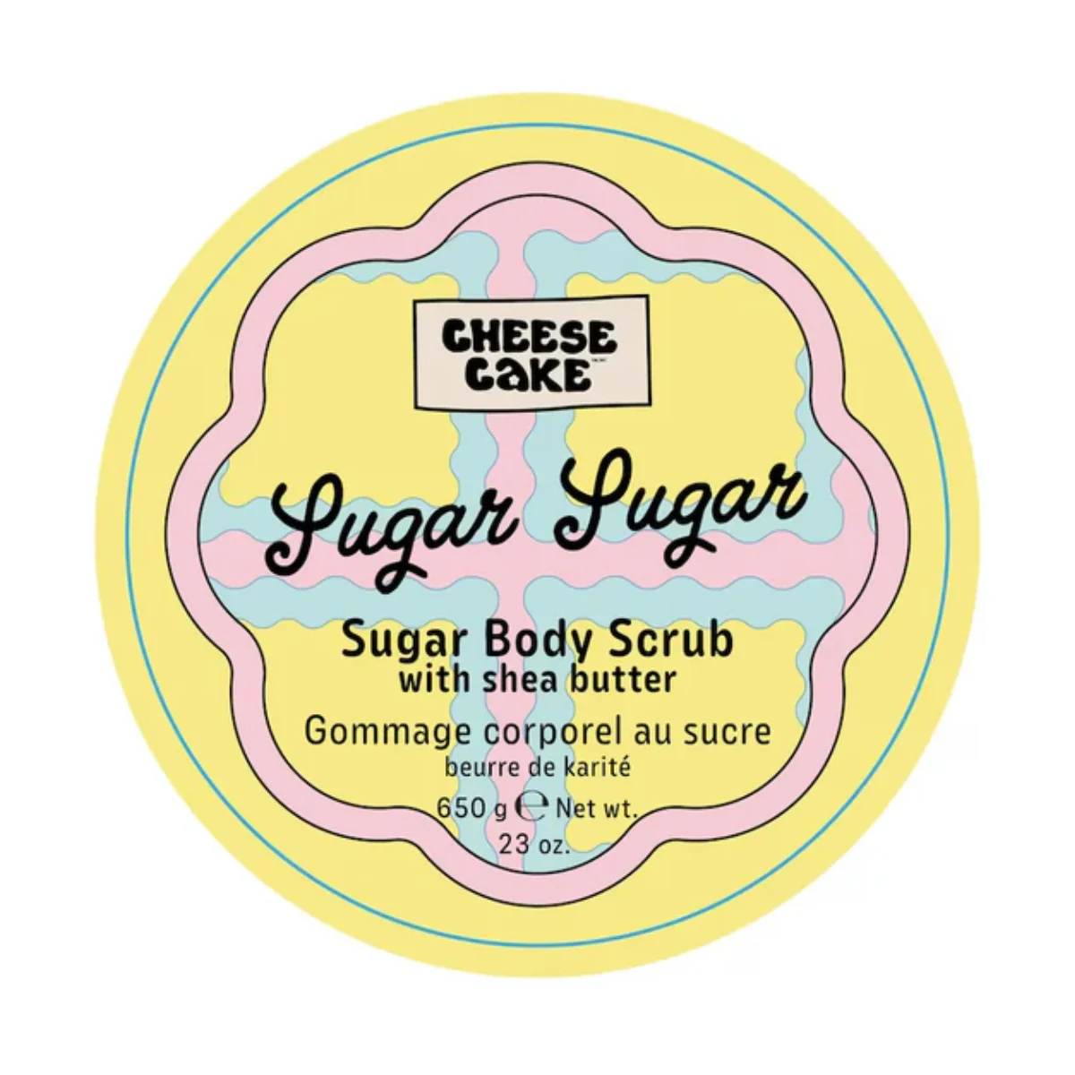 Cheesecake Sugar Sugar Sugar Body Scrub with Shea Butter Vanilla 500g