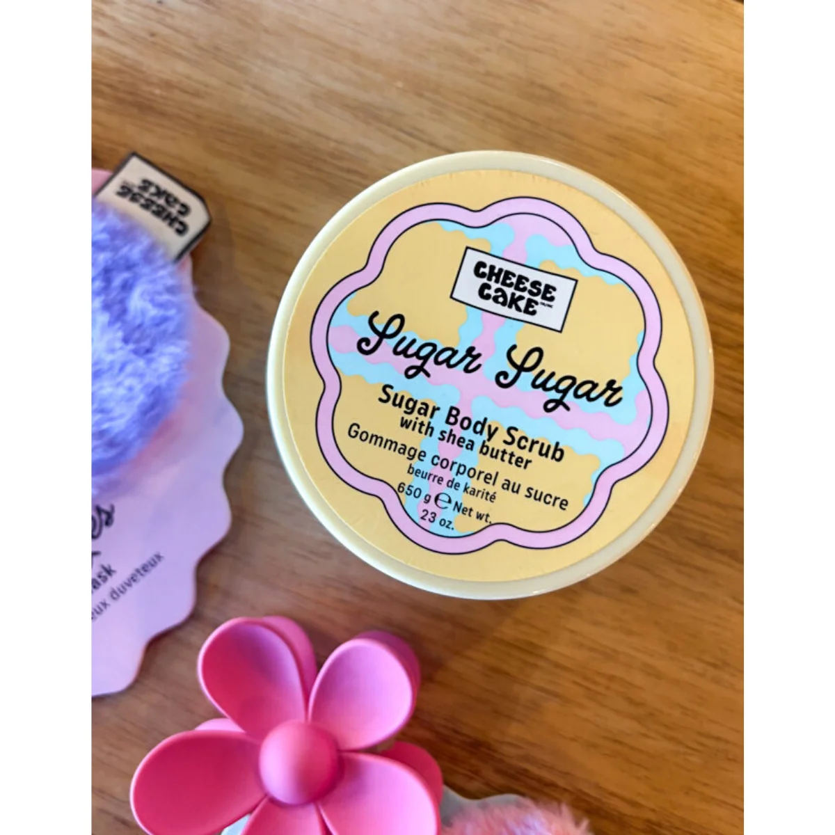 Cheesecake Sugar Sugar Sugar Body Scrub with Shea Butter Vanilla 500g - Image 3