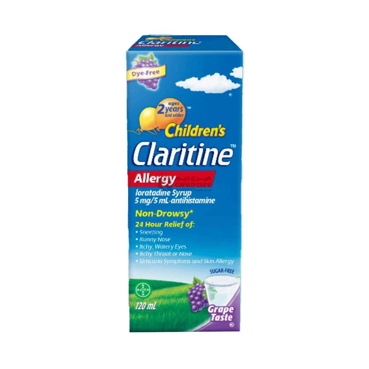 Claritine Children 5mg/5ml Syrup Grape 120ml