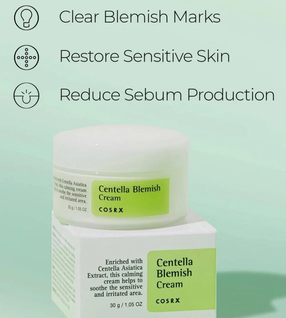 COSRX Centella Blemish Cream 30g - Image 2