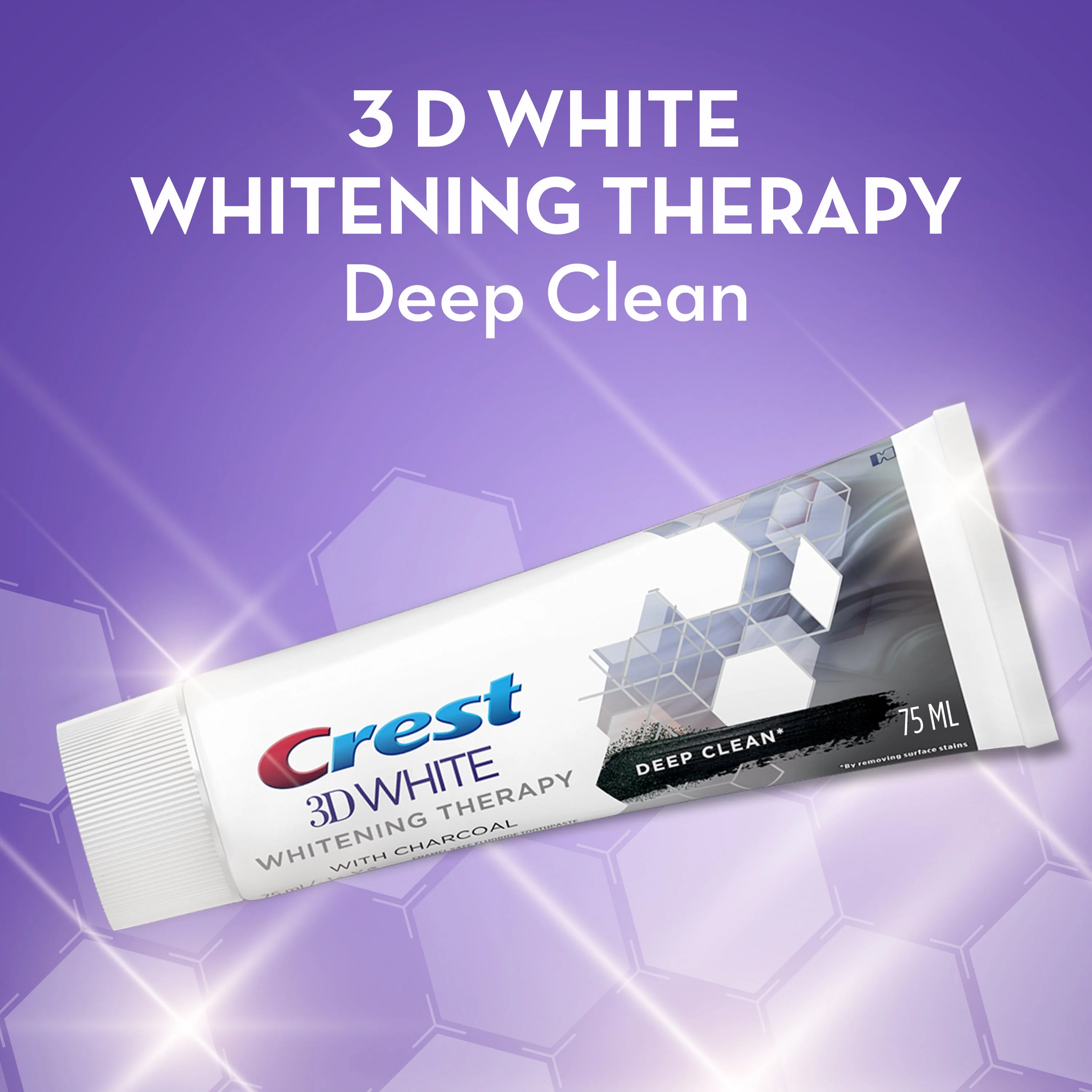 Crest Toothpaste 3D White Therapy Charcoal 75ml - Image 7
