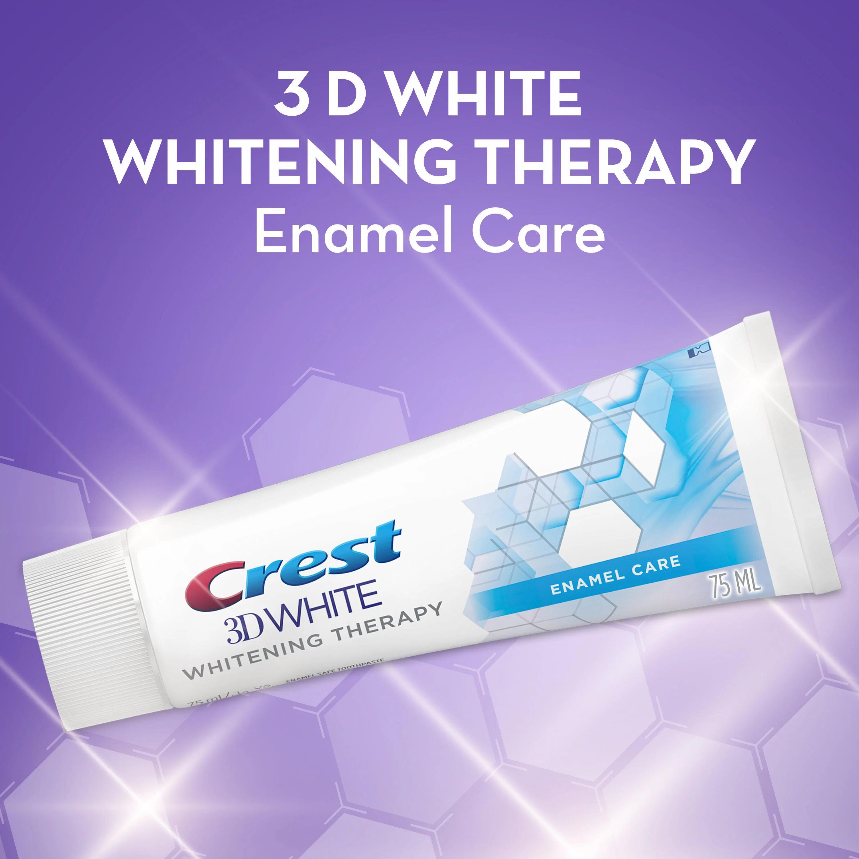 Crest Toothpaste 3D White Therapy Enamel 75ml - Image 7