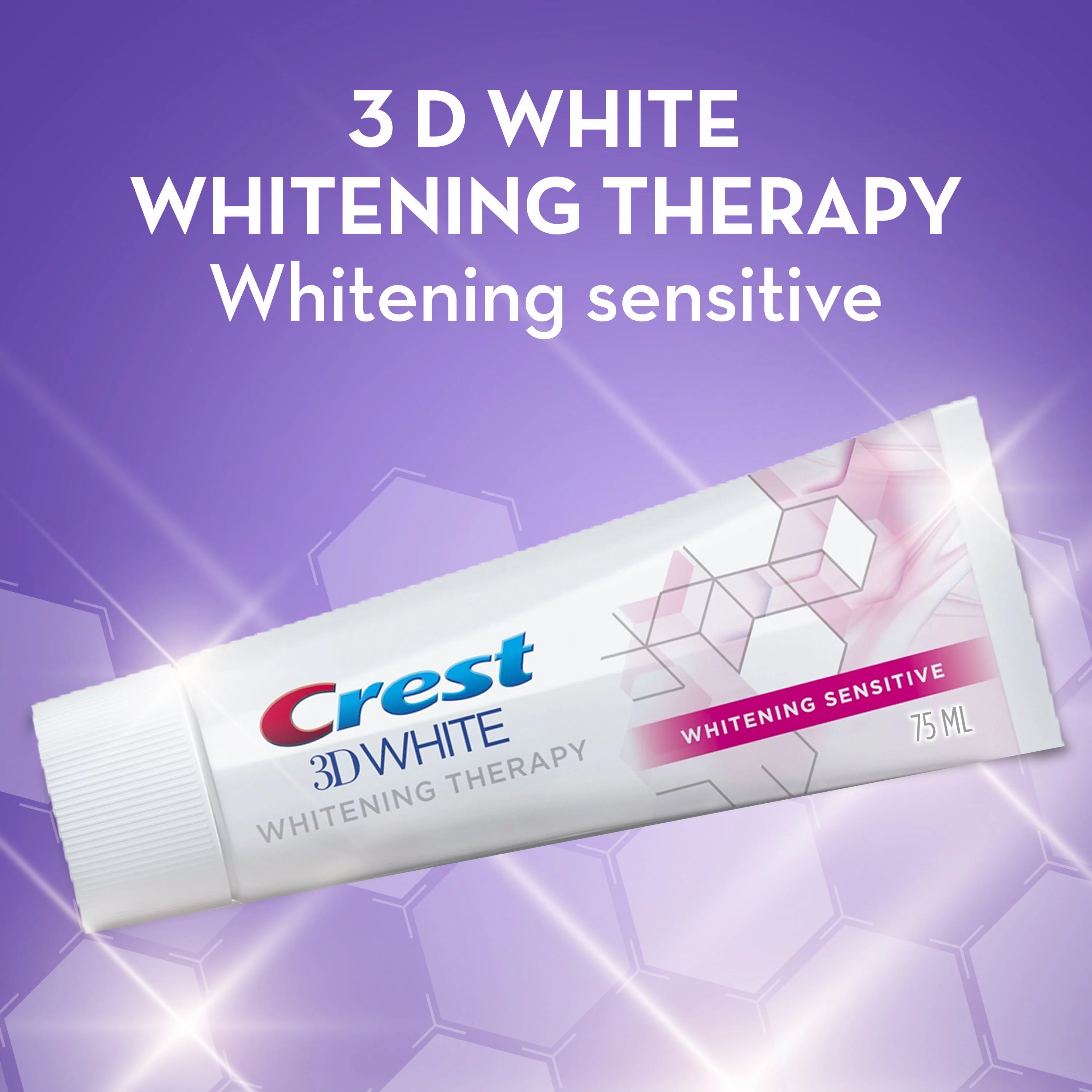 Crest Toothpaste 3D White Therapy Sensitive 75ml - Image 8