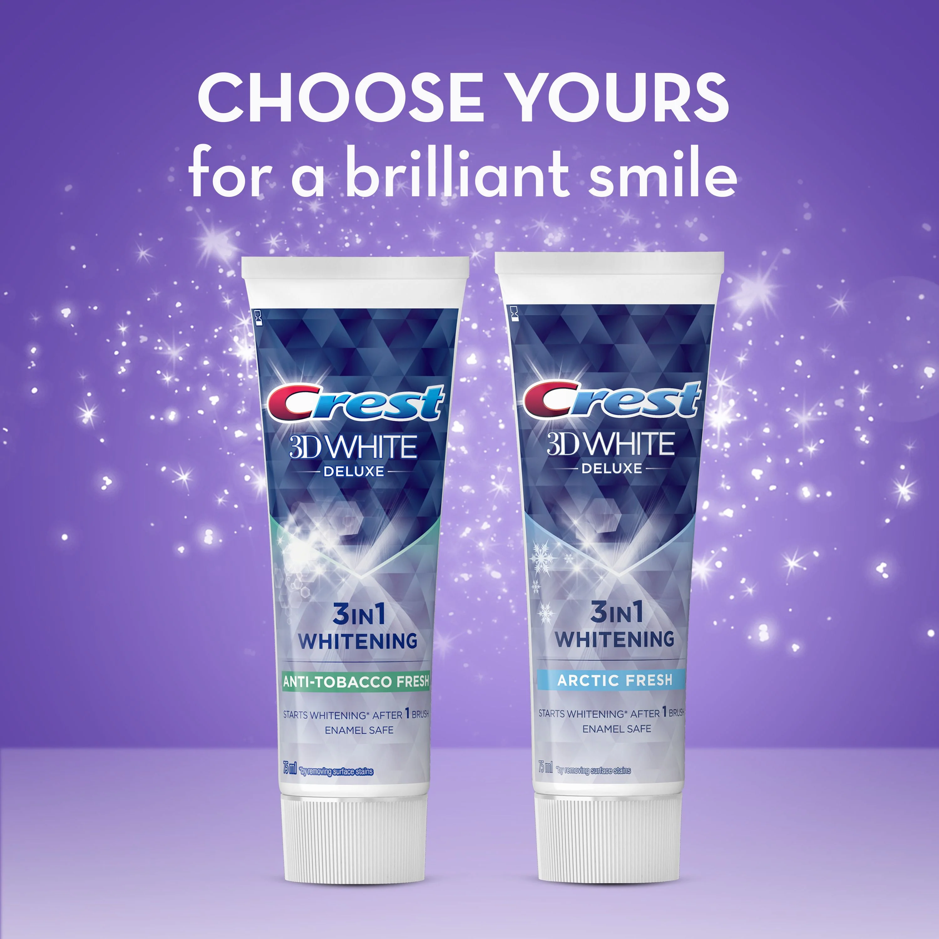 Crest Toothpaste 3D White Vitalizing Fresh 75ml - Image 4
