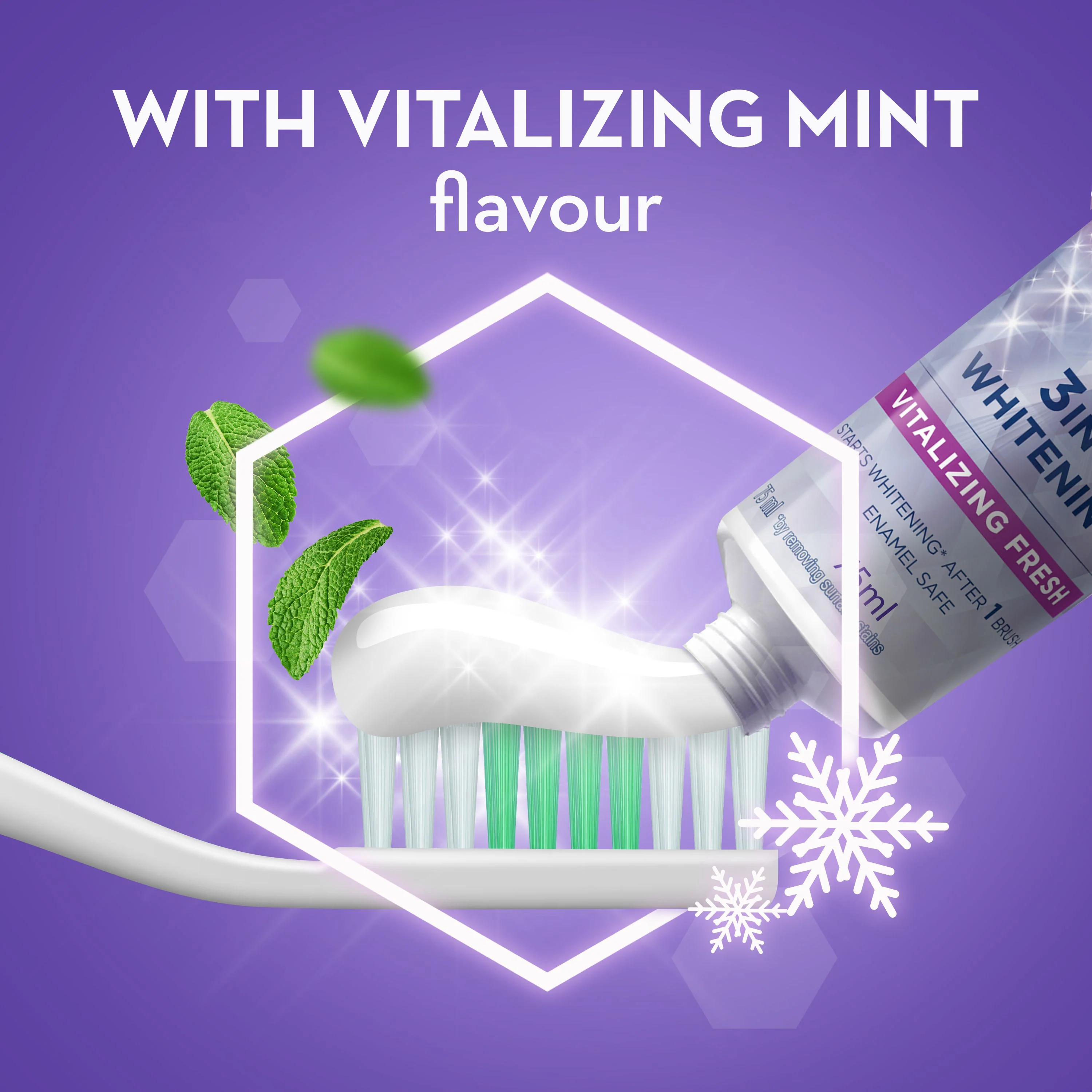 Crest Toothpaste 3D White Vitalizing Fresh 75ml - Image 6