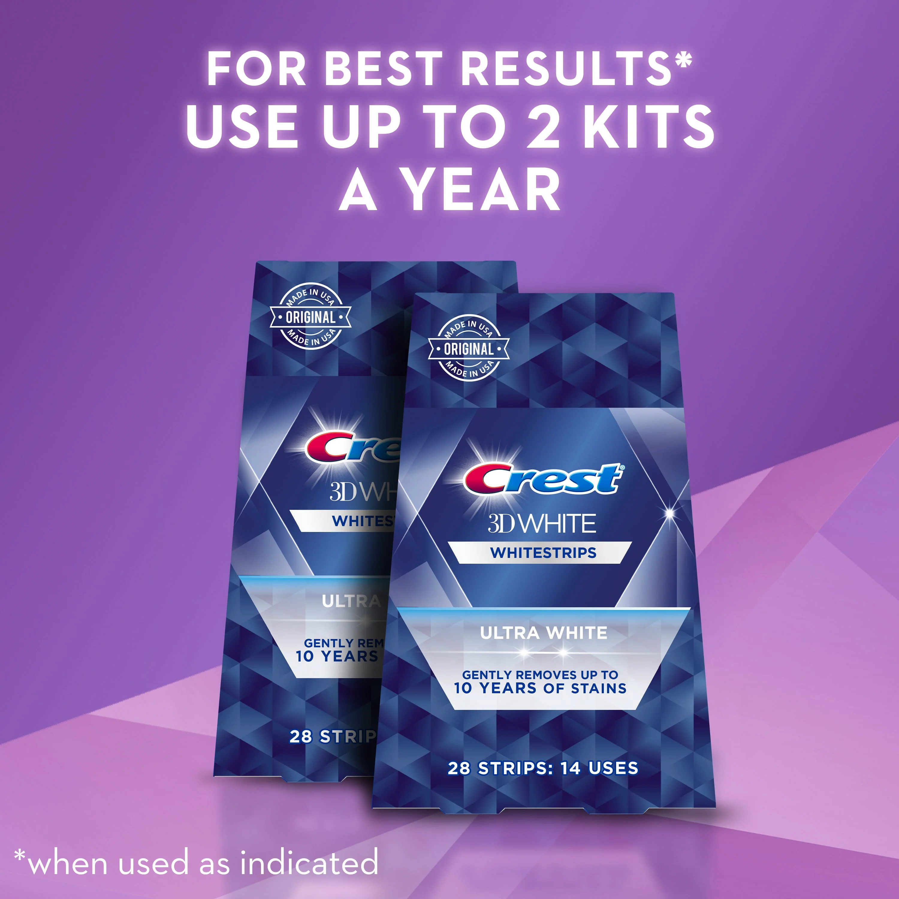 Crest Whitestrips 3D White Ultra White 28 Strips - Image 4
