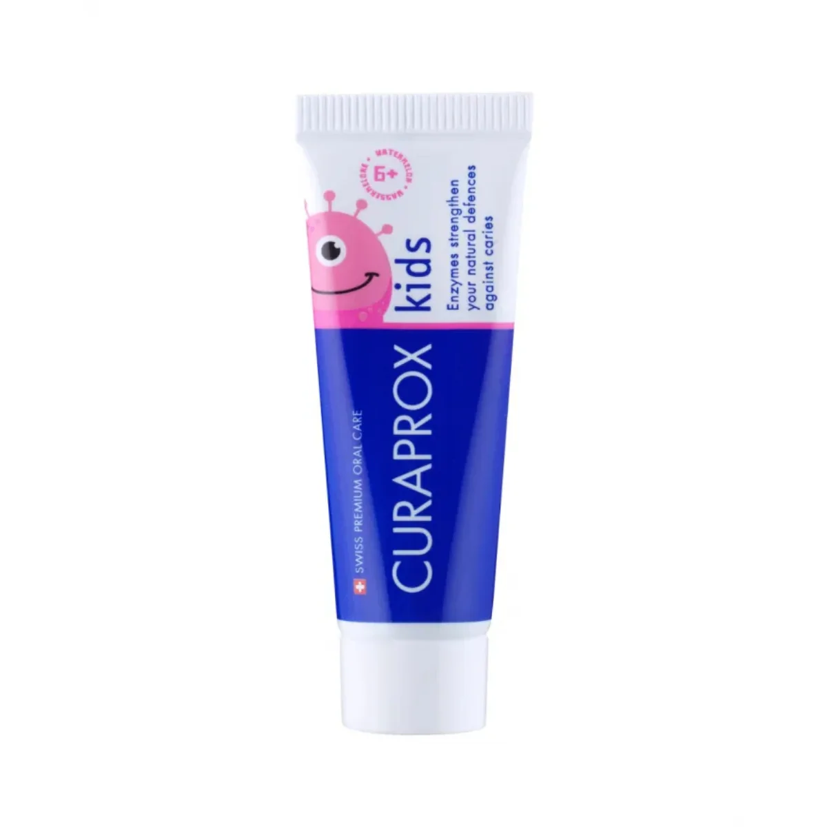 Curaprox Kids Travel Set Pink Toothbrush + Interdental Brush + Toothpaste 10ml - Image 4