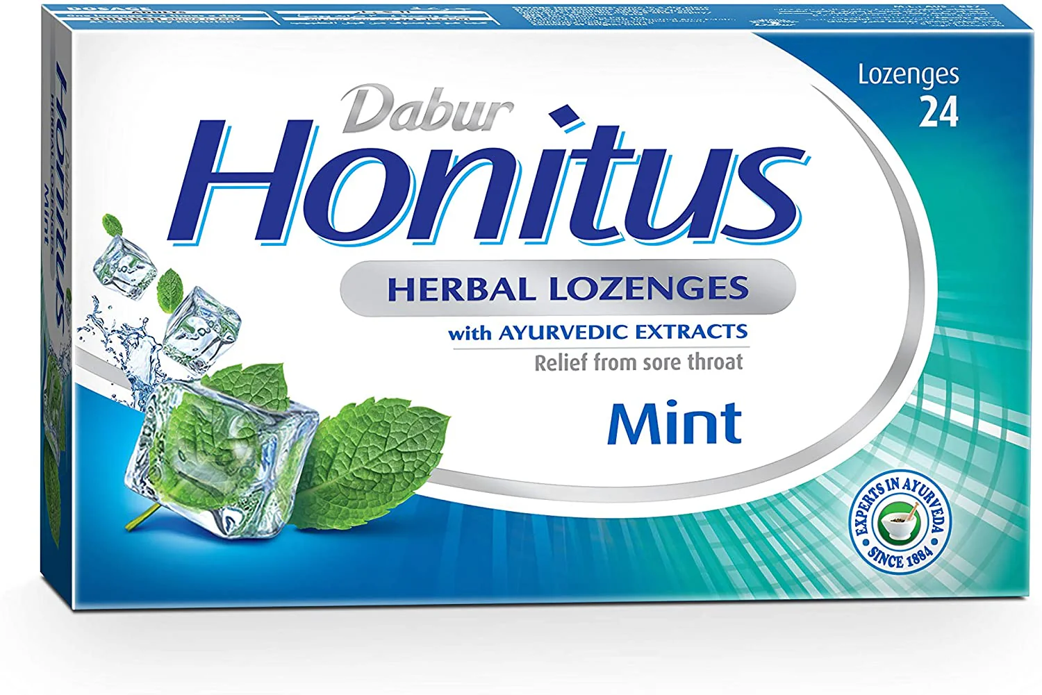 Dabur Honitus Herbal Mint  24 Lozenges