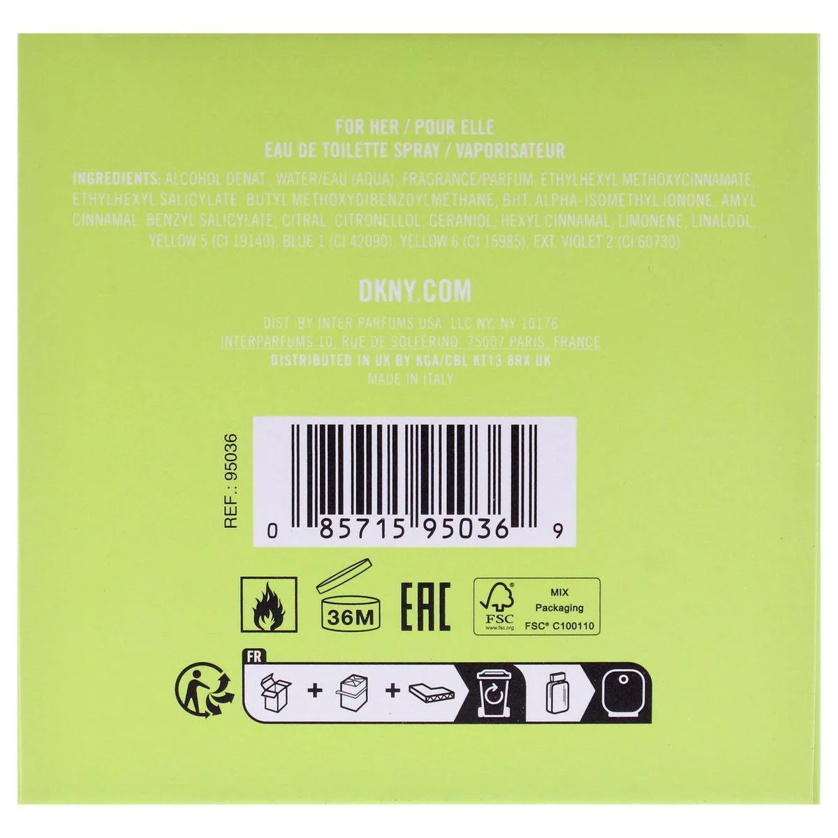 DKNY Be Pool Party Delicious Lime Mojito Eau de Toilette 50ml - Image 4