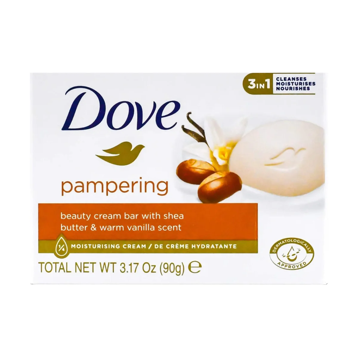 Dove Bar Soap Pampering Shea Butter & Warm Vanilla 90g