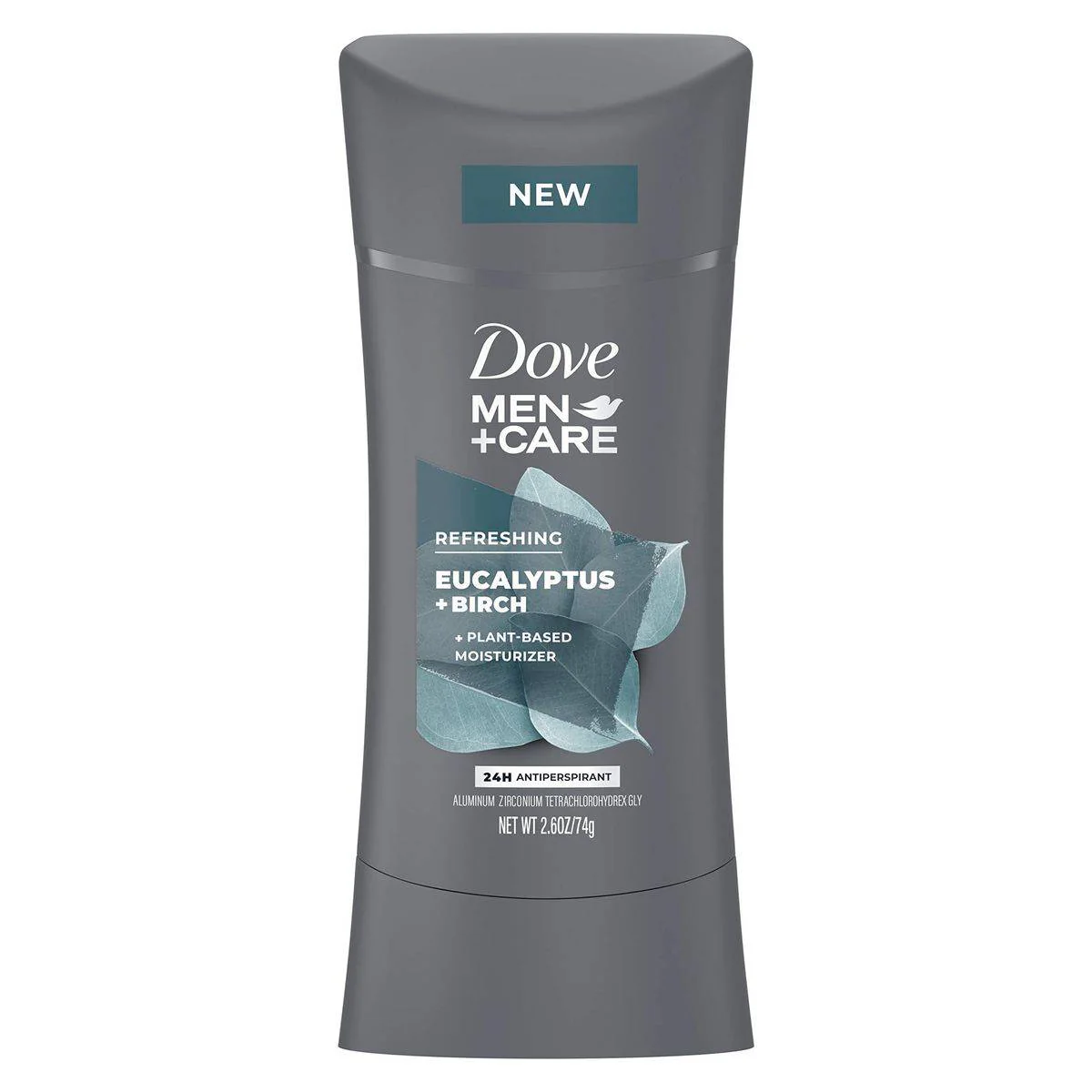 Dove Men + Care Deodorant Stick 0% Aluminum Eucalyptus & Birch 74g