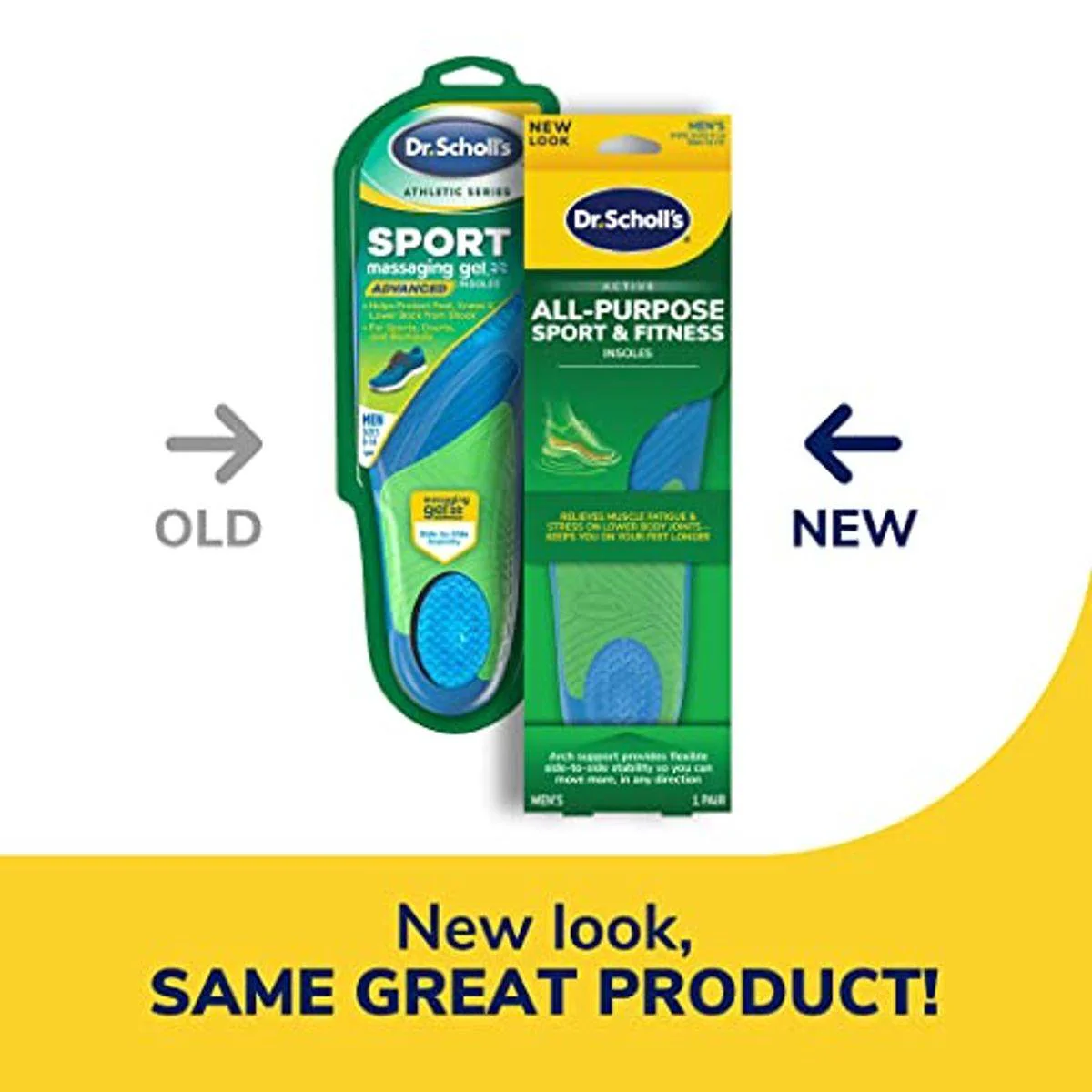 Dr Scholls All Purpose Sport & Fitness Insoles Men 1 Pair - Image 3