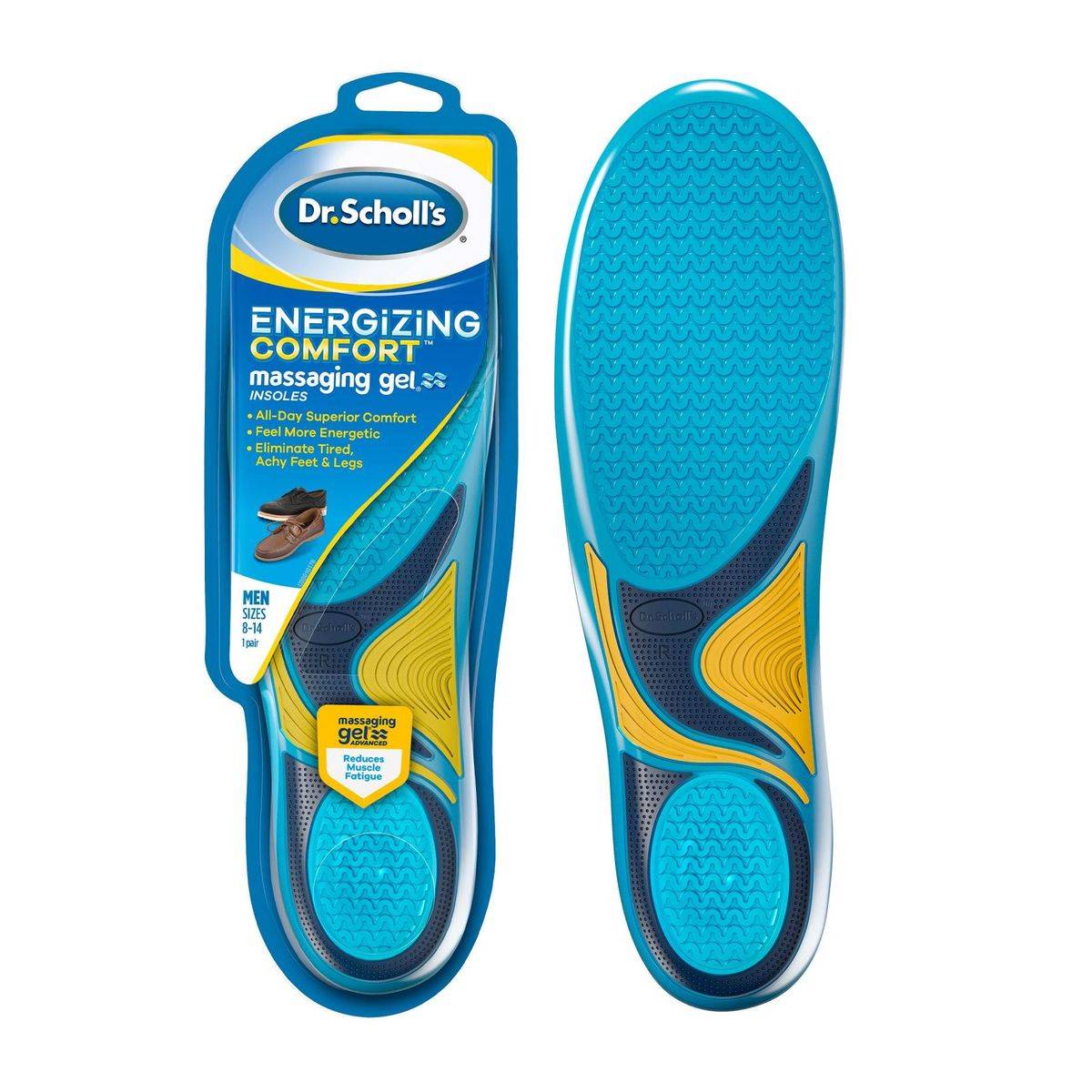Dr Scholls Comfort & Energy Work Massaging Gel Insoles 1 Pair - Image 4