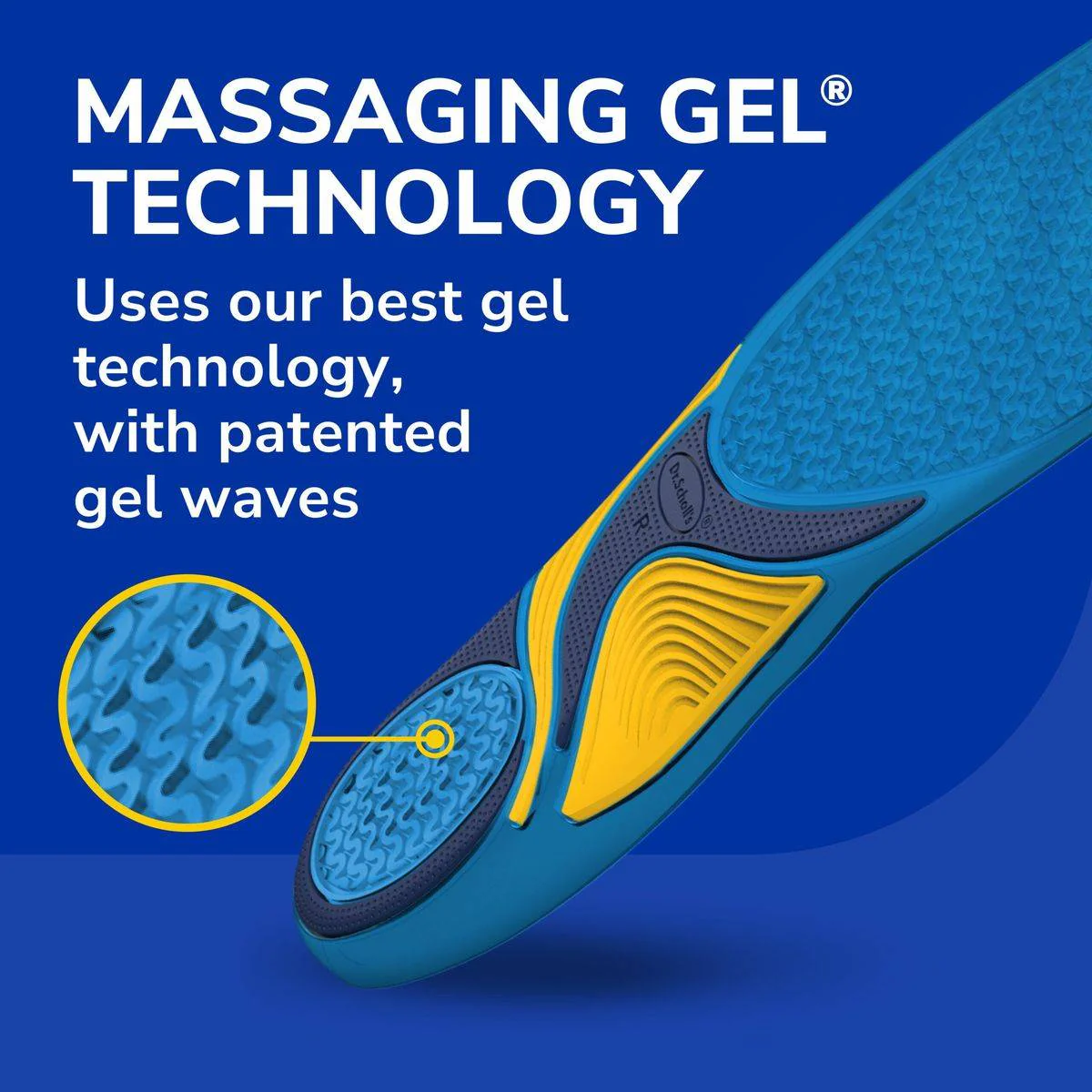 Dr Scholls Energizing Comfort Massaging Gel Insoles Womens 1 Pair - Image 4