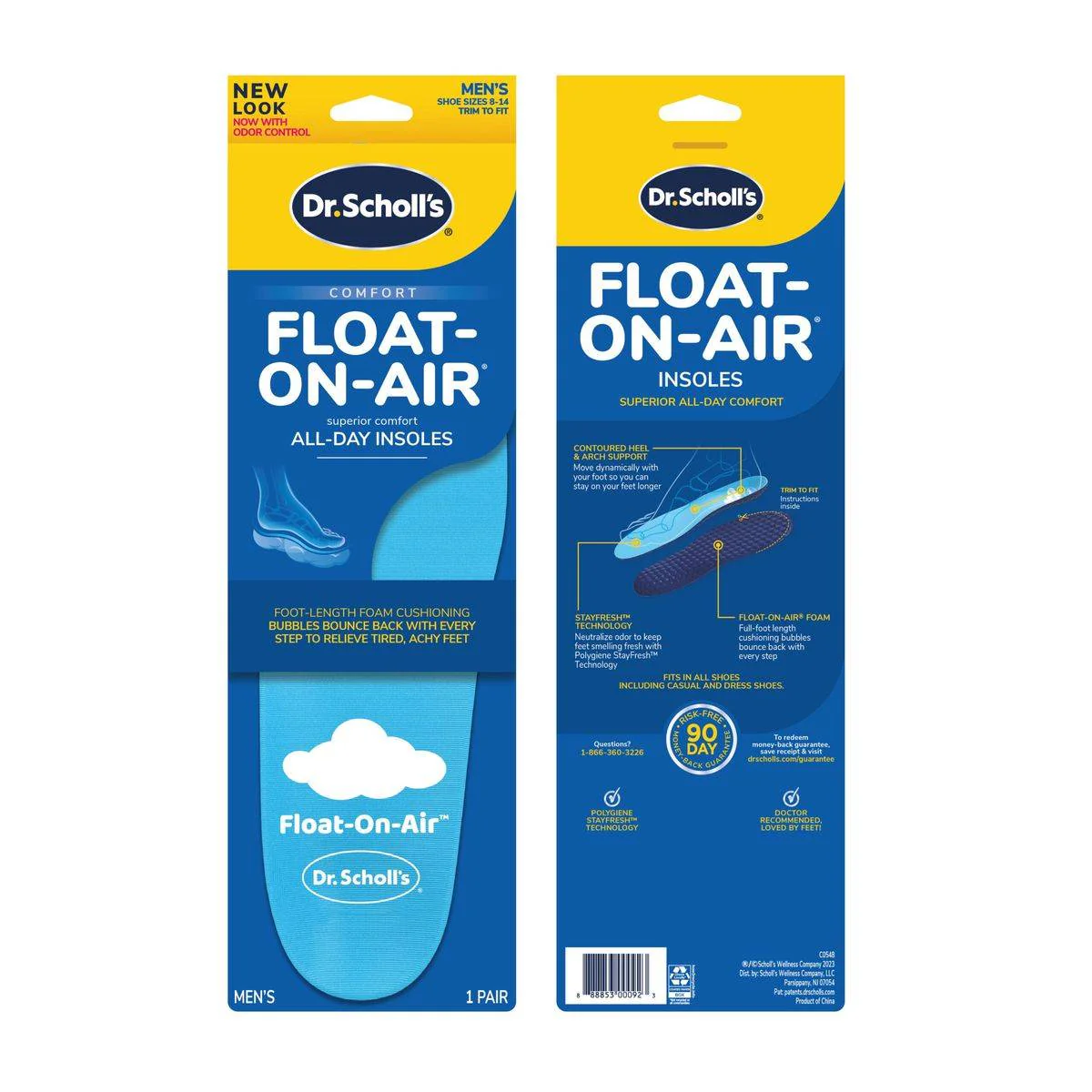 Dr Scholls Float On Air Foam Insoles Mens 1 Pair - Image 8