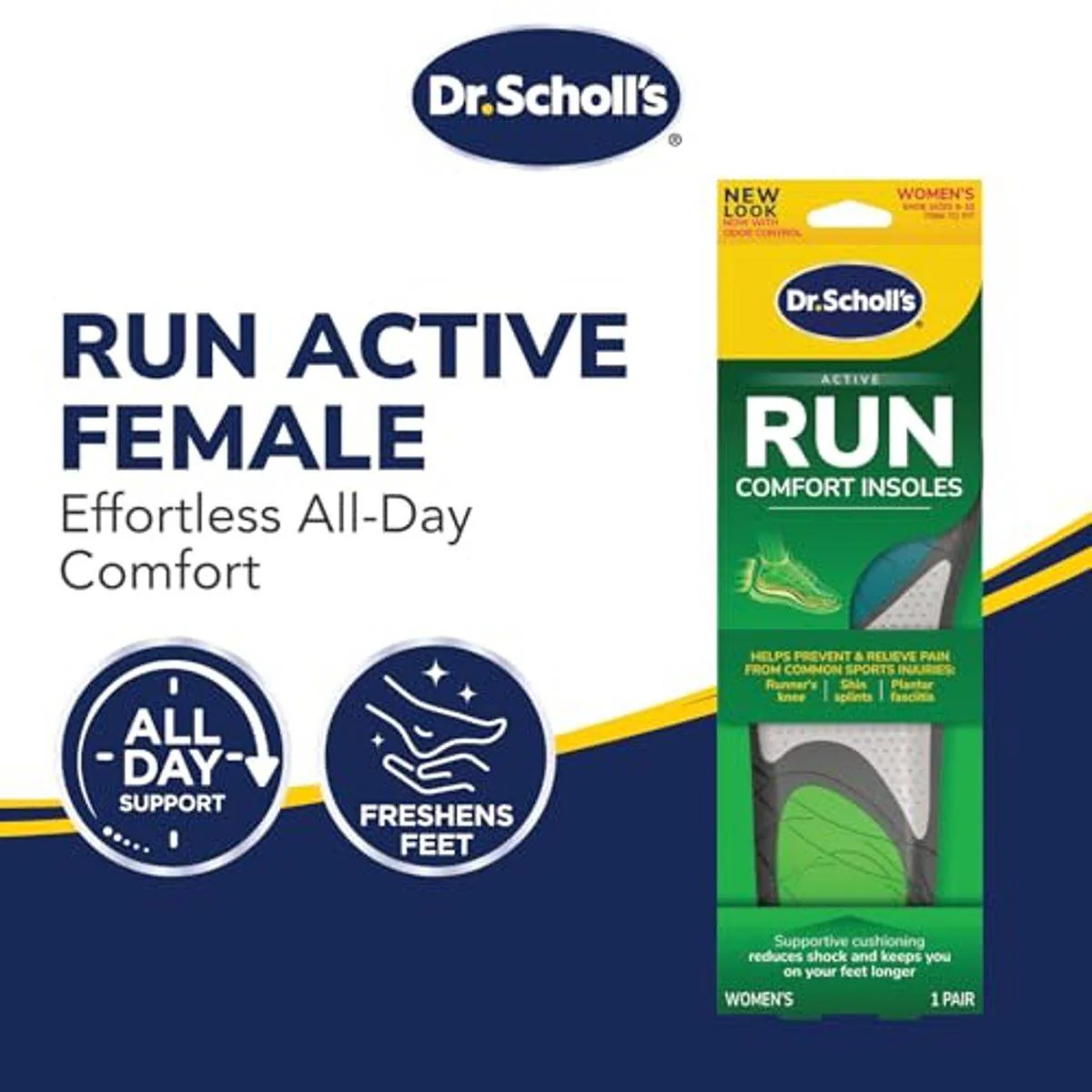 Dr Scholls Running Insoles Womens 1 Pair - Image 3