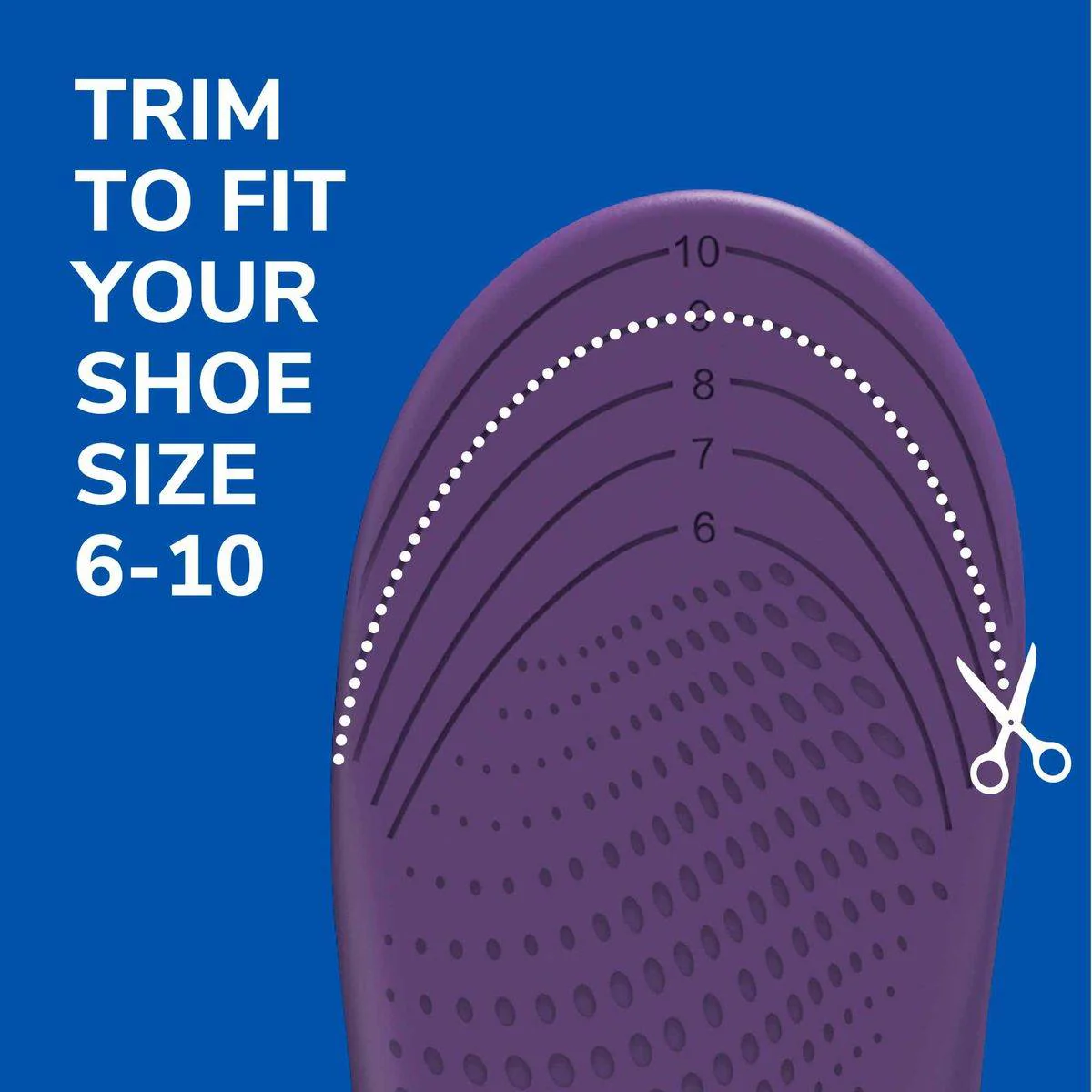 Dr Scholls Walk Longer Comfort Insoles Womens 1 Pair - Image 3