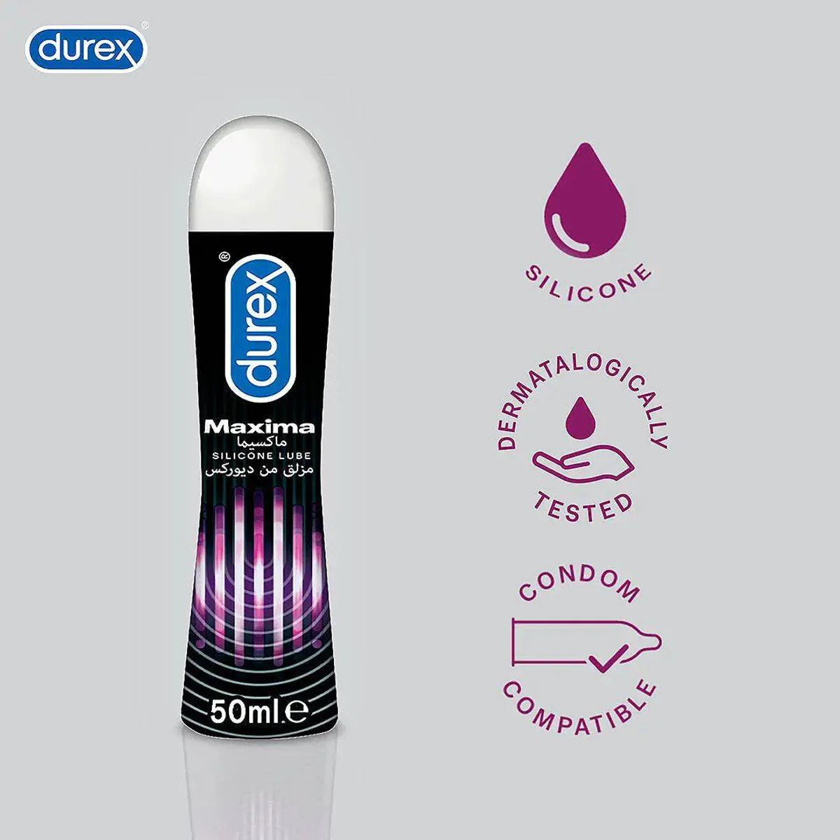 Durex Maxima Silicone Lubricant Gel 50ml - Image 3