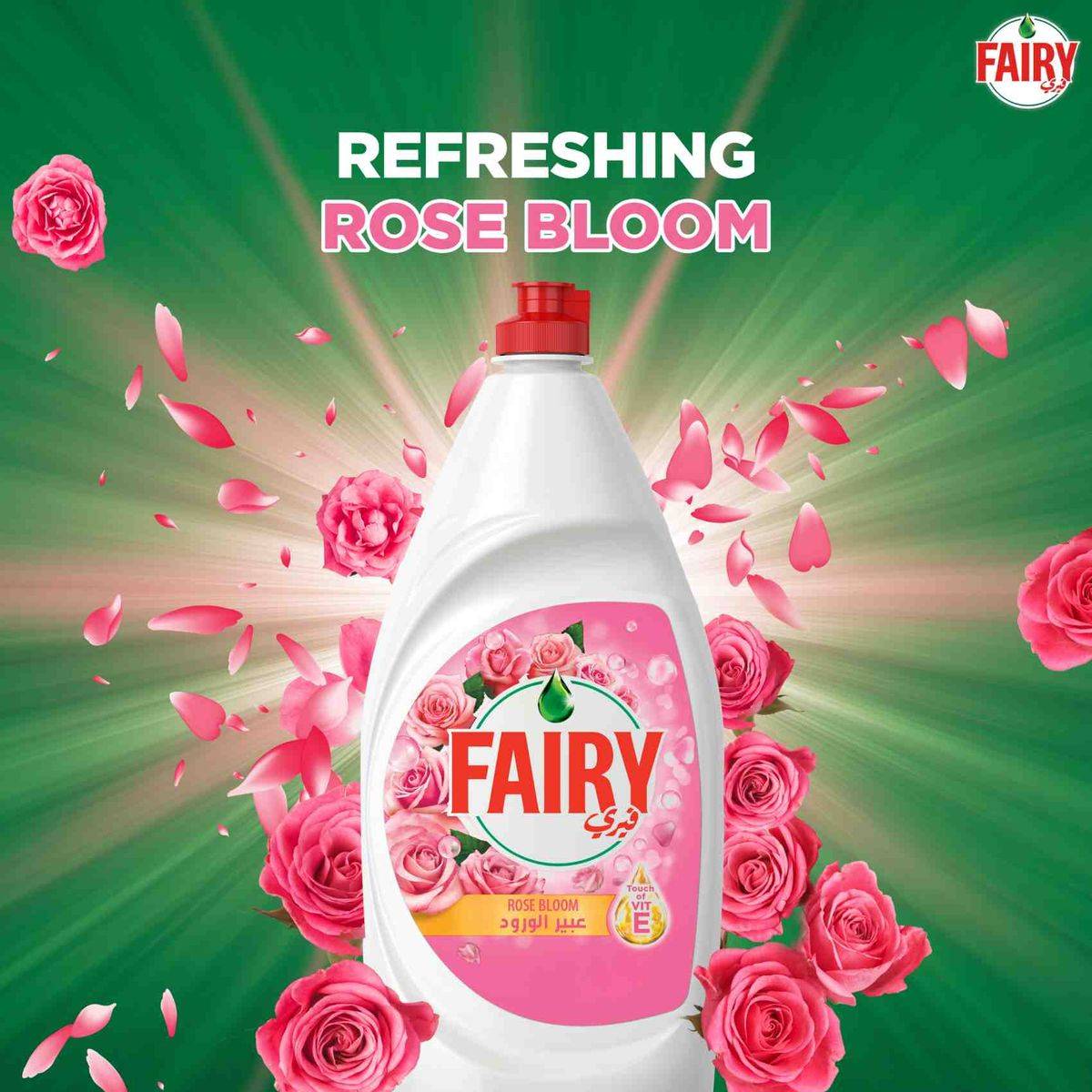 Fairy Dishwashing Liquid Rose Petals 600ml - Image 3