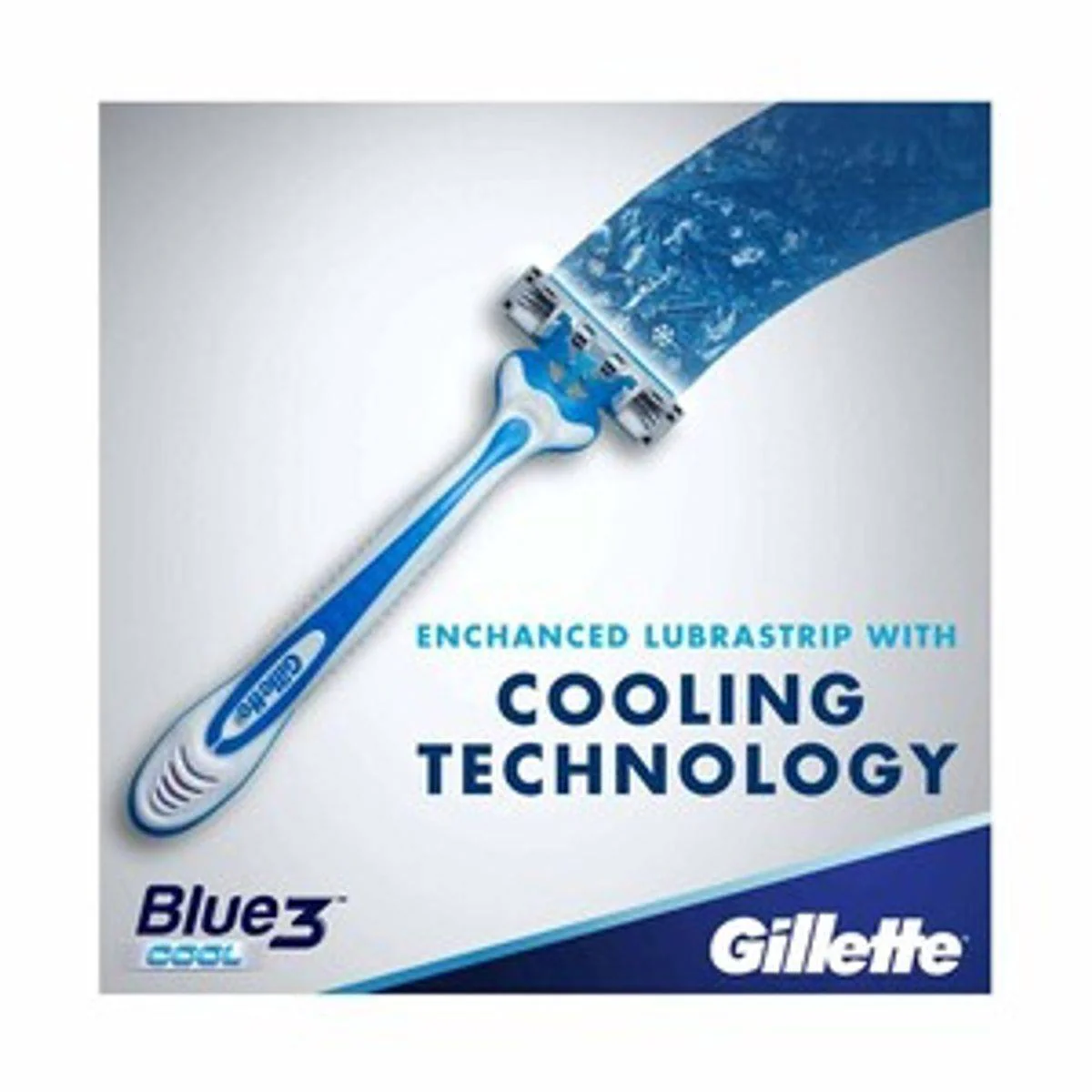 Gillette Razor Disposable Blue3 Cool 3 Count - Image 3