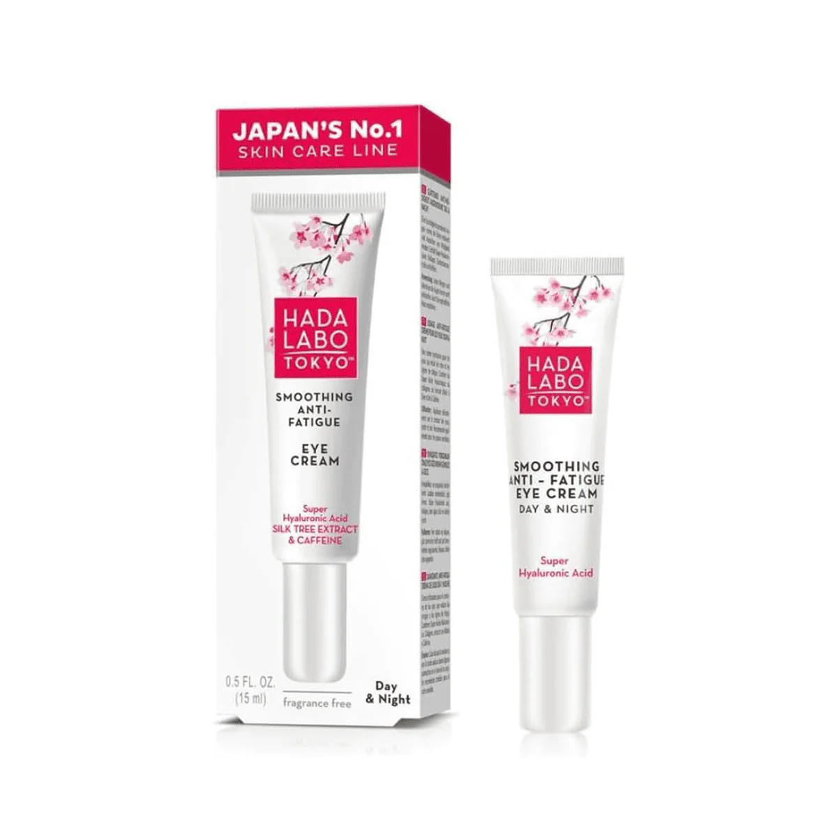 Hada Labo Tokyo Anti Fatigue Smoothing Eye Cream 15ml - Image 3