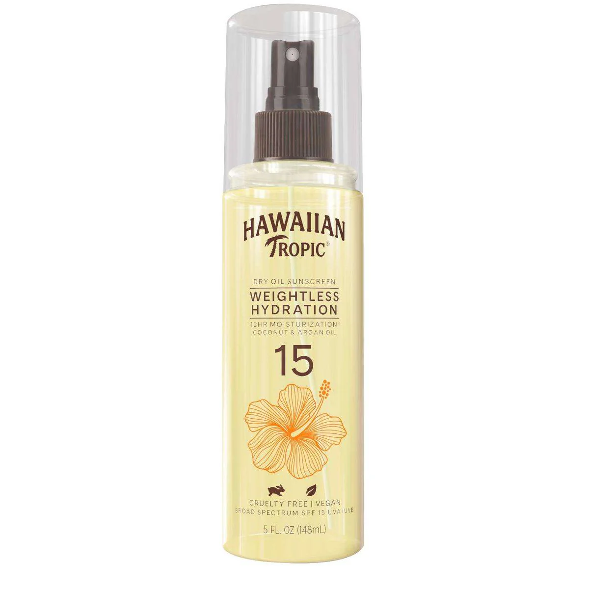 Hawaiian Tropic Silk Hydration Weightless Dry Oil SPF15 148ml