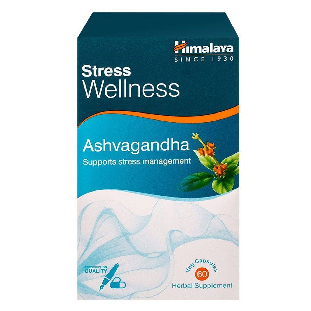 Himalaya Ashvagandha Stress Wellness 60 Capsules - Image 2