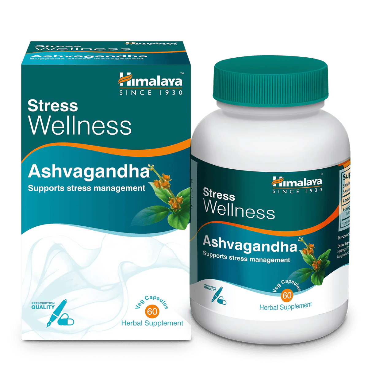 Himalaya Ashvagandha Stress Wellness 60 Capsules - Image 3