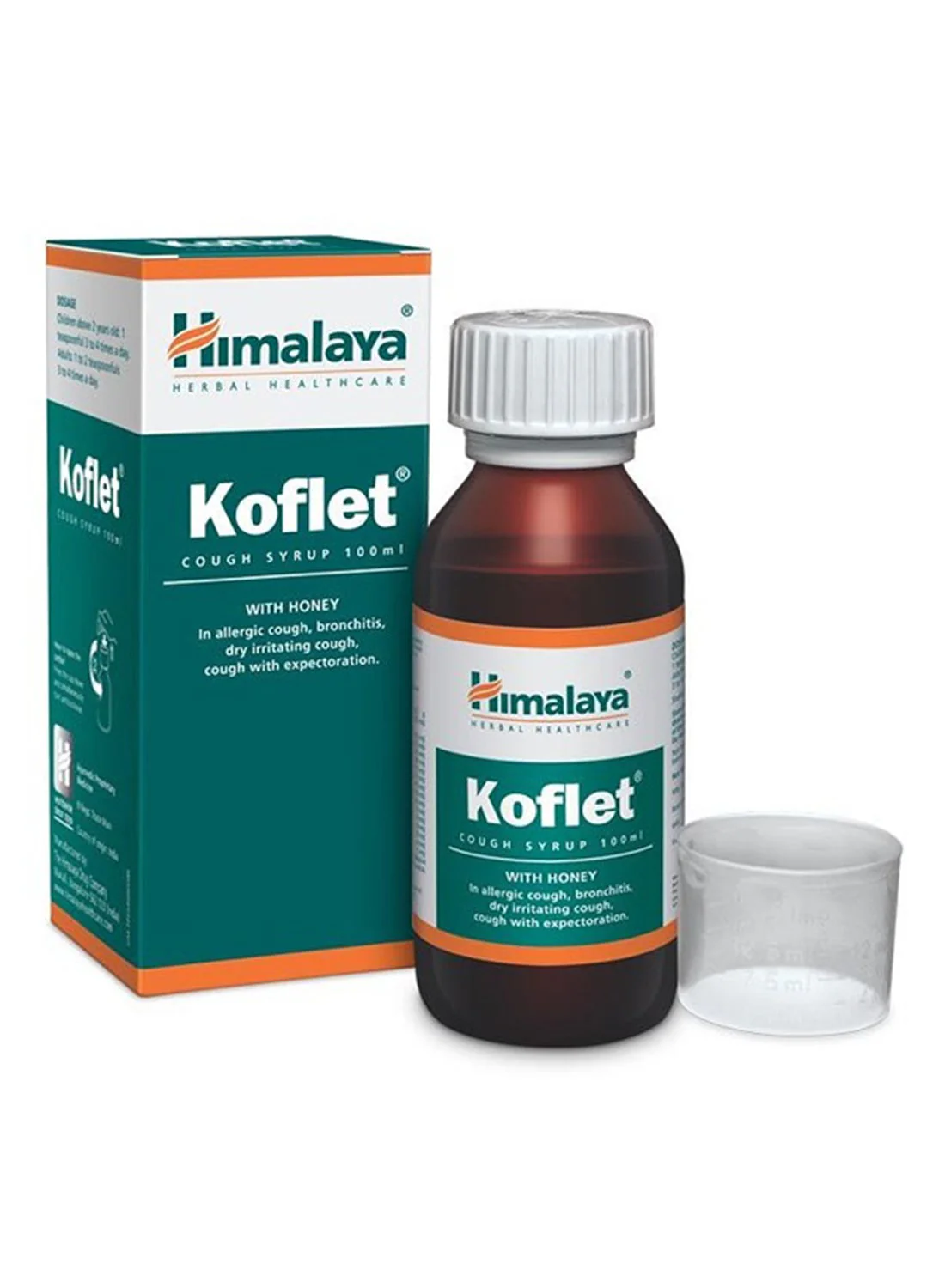 Himalaya Koflet Cough Syrup with Honey 100ml - Image 2