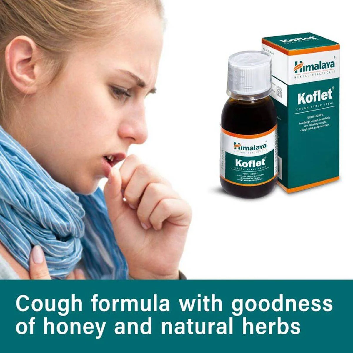 Himalaya Koflet Cough Syrup with Honey 100ml - Image 4